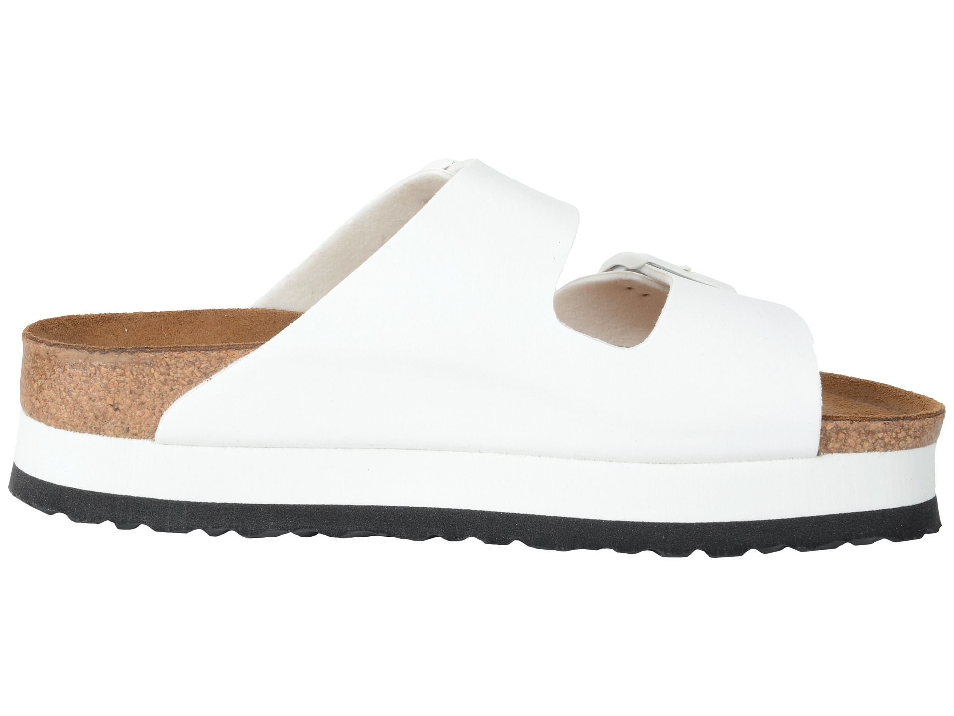 white platform birkenstocks
