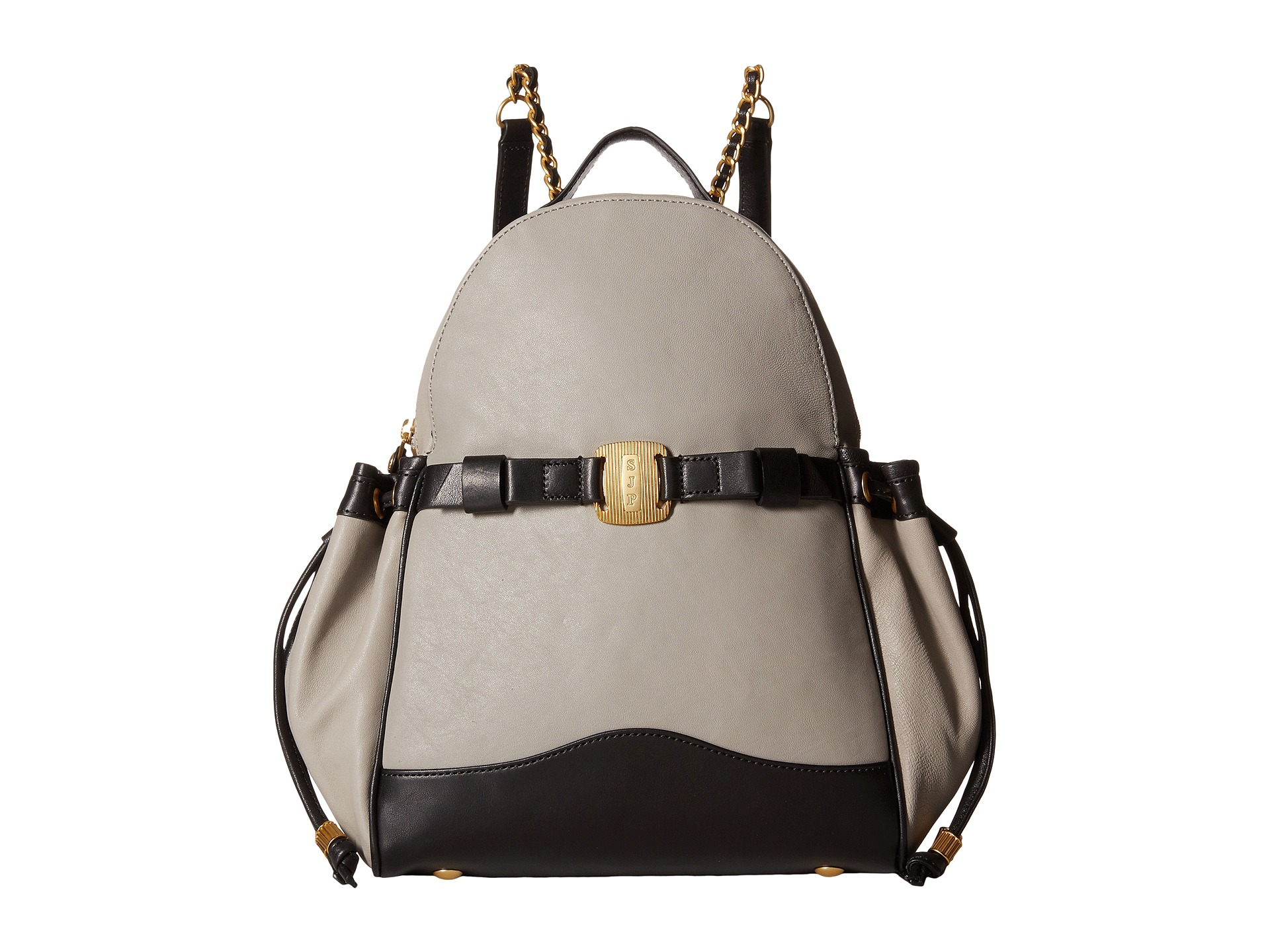 Sjp by sarah jessica parker Uni Colorblock Leather Backpack in Gray - Save 31% | Lyst