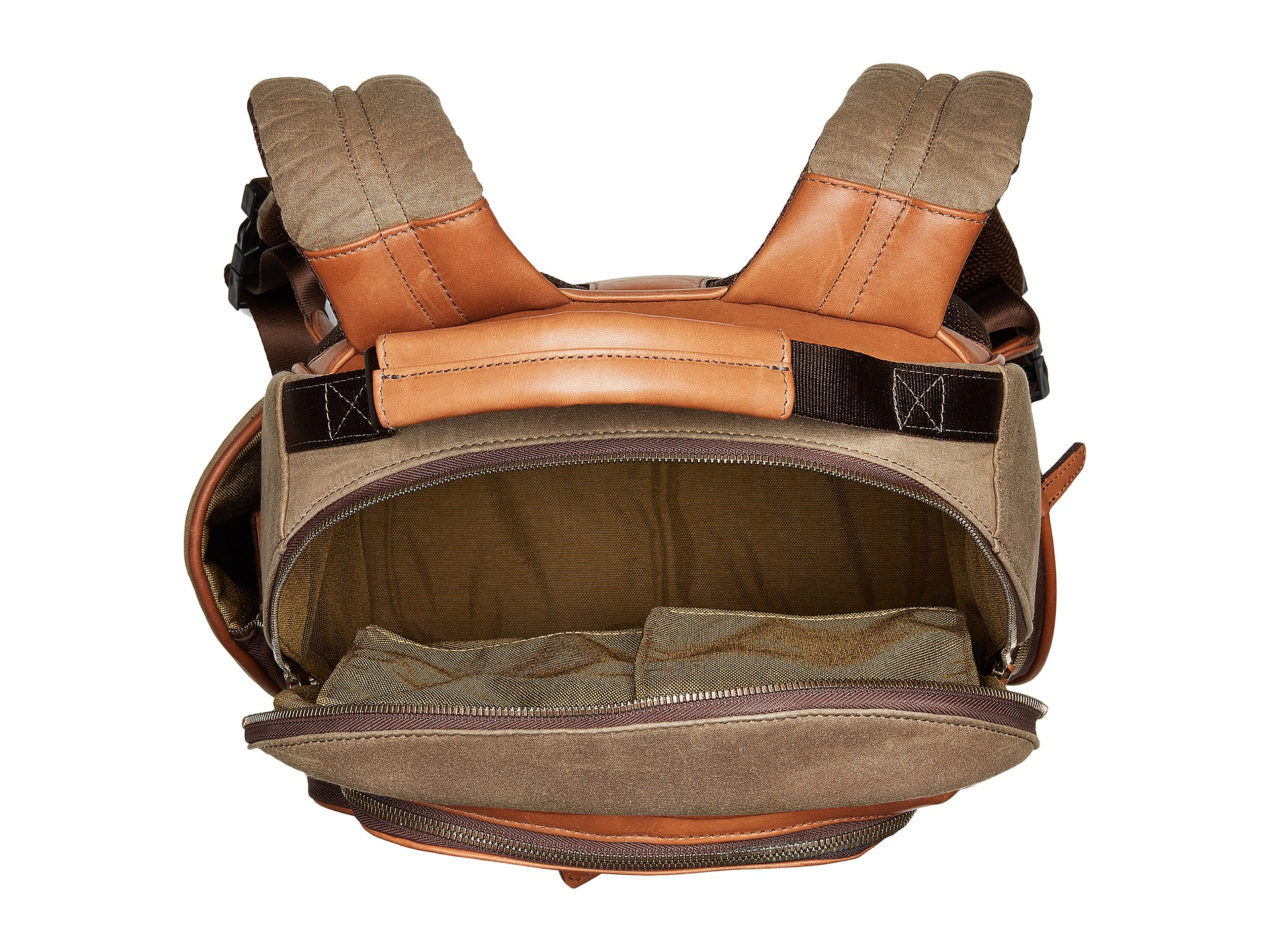 Lyst - Allen Edmonds Canvas/leather Backpack in Brown for Men