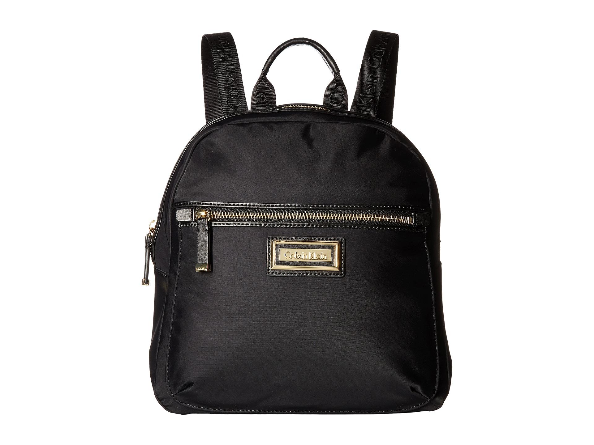 Calvin klein Belfast Dressy Nylon Backpack in Black | Lyst