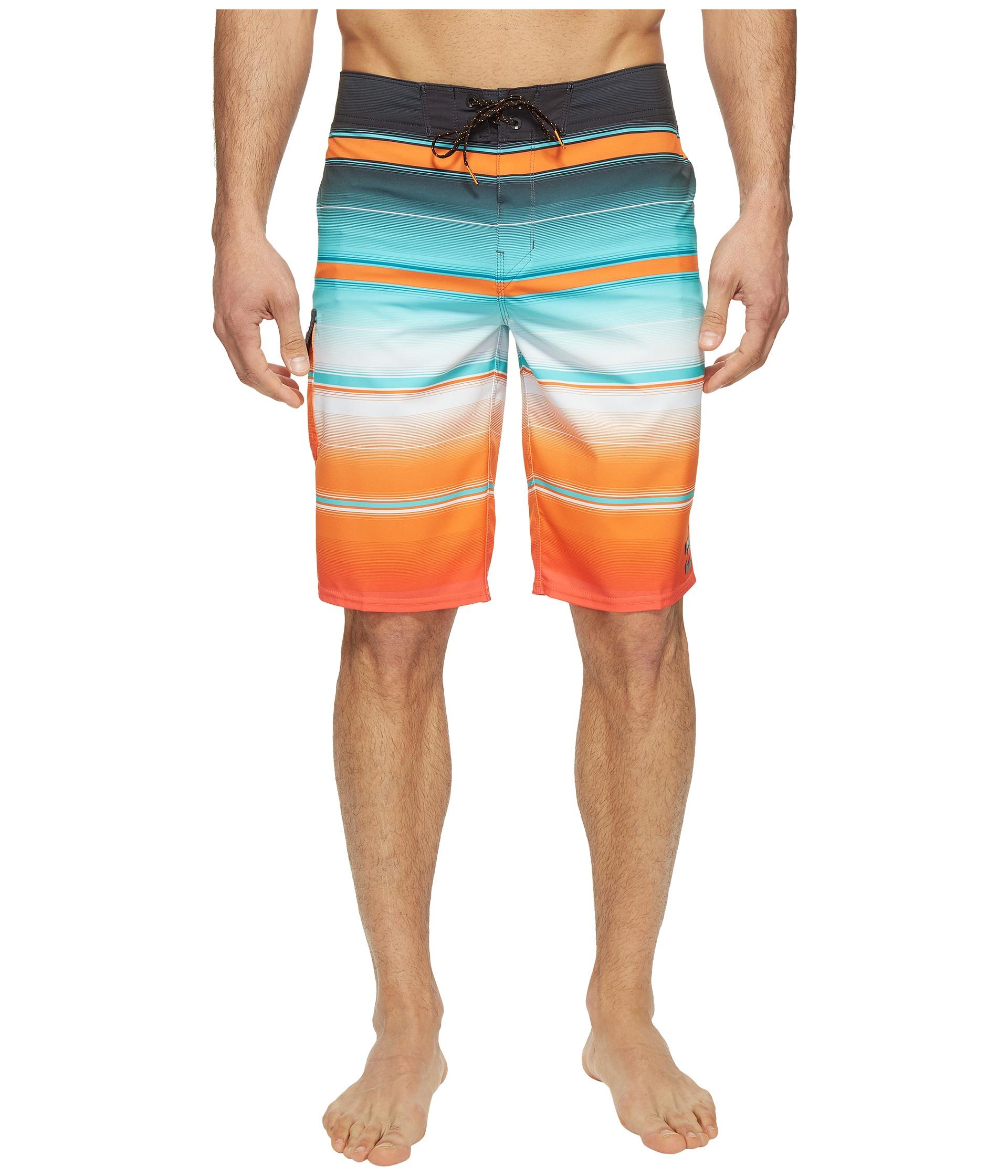 Billabong All Day X Stripe Boardshorts in Orange for Men | Lyst