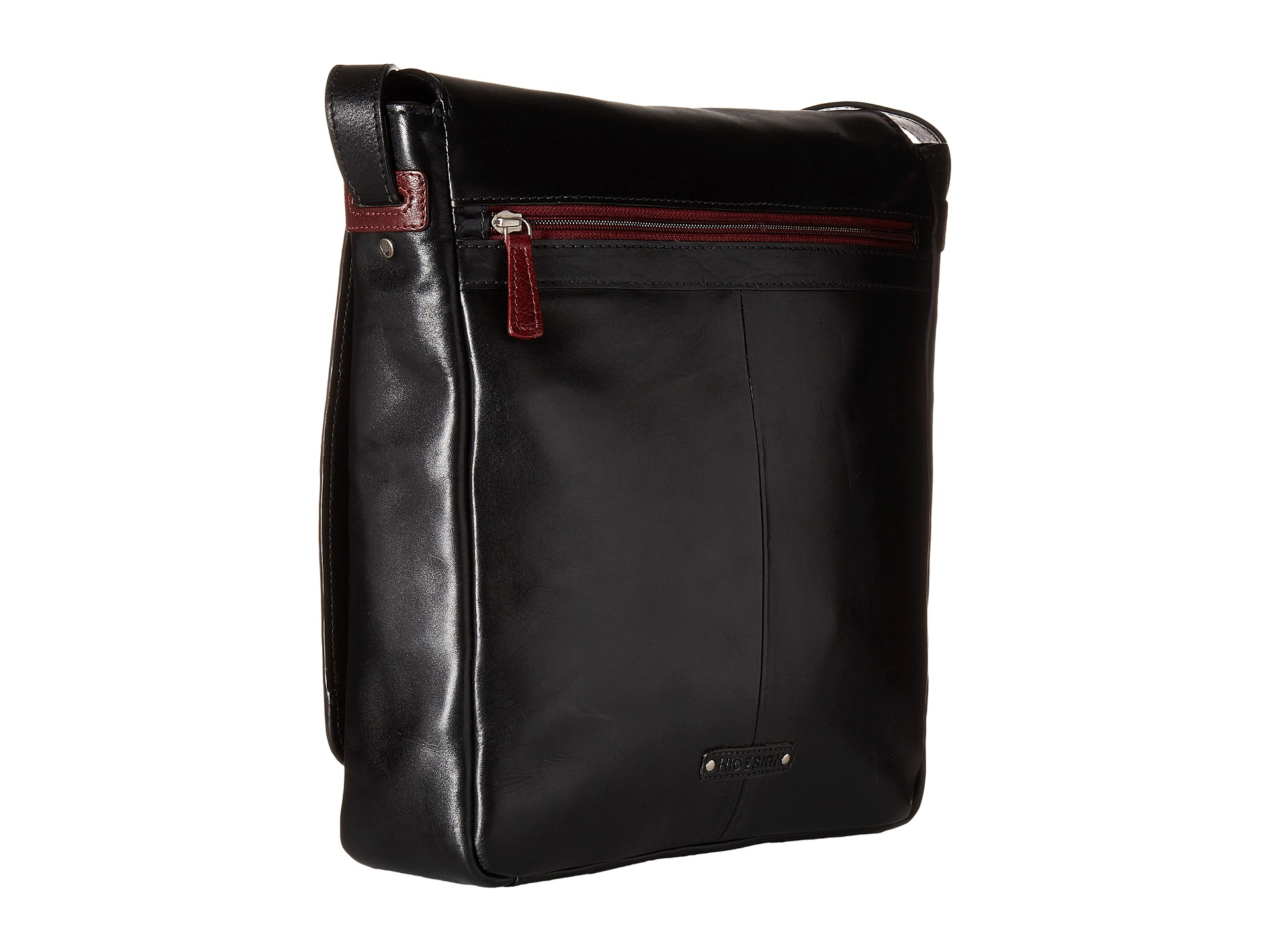 Lyst - Scully Hidesign Leather Upright Laptop Messenger Brief Bag in Black for Men