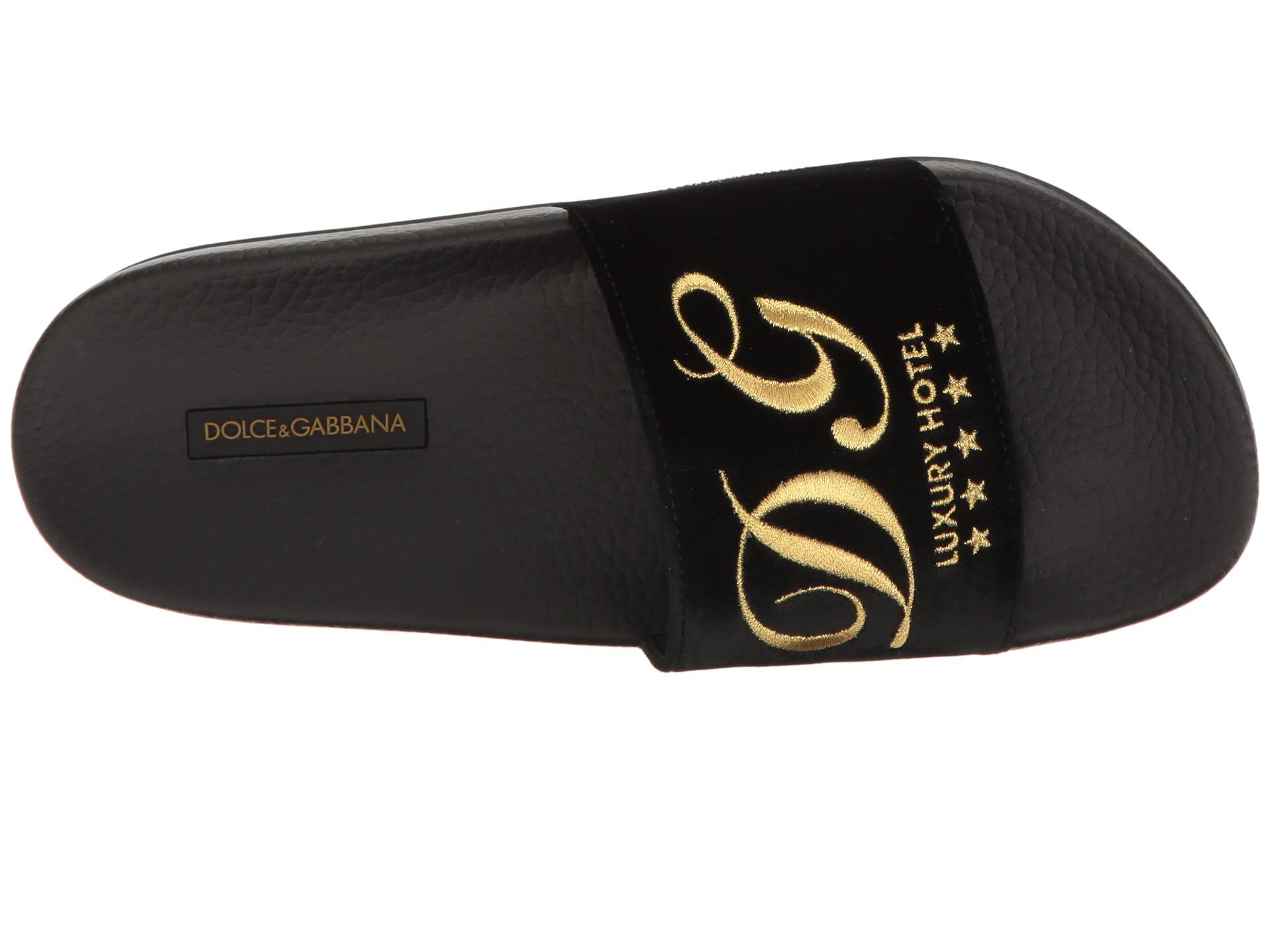 dolce & gabbana slides men