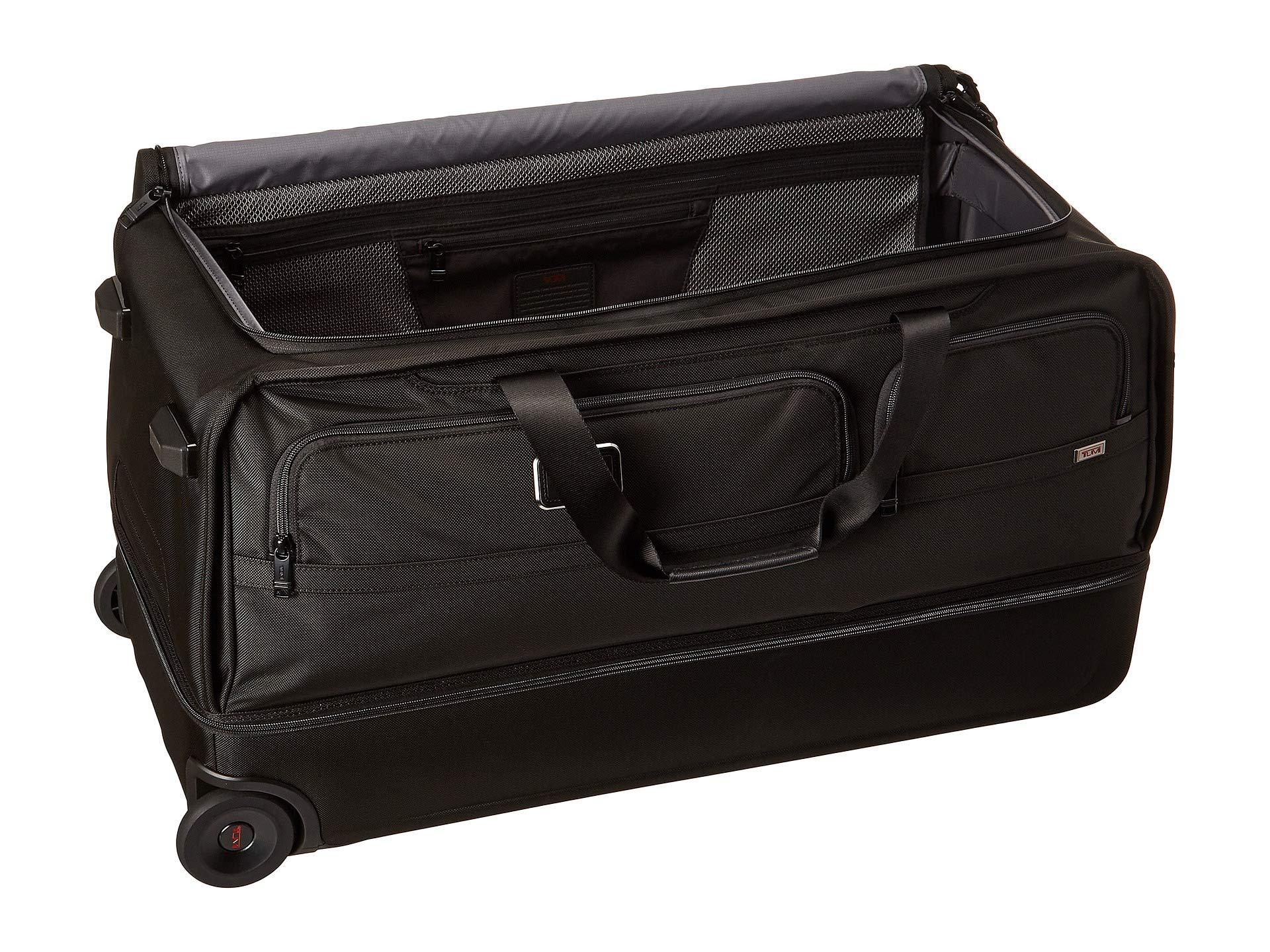 Tumi Alpha 3 Large Split 2 Wheeled Duffel (black) Luggage in Black for