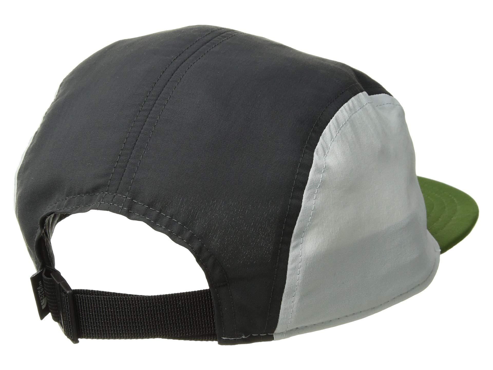 The North Face Class V Tnftm Five Panel Hat (garden Green/asphalt Grey Multi) Caps in Gray for 