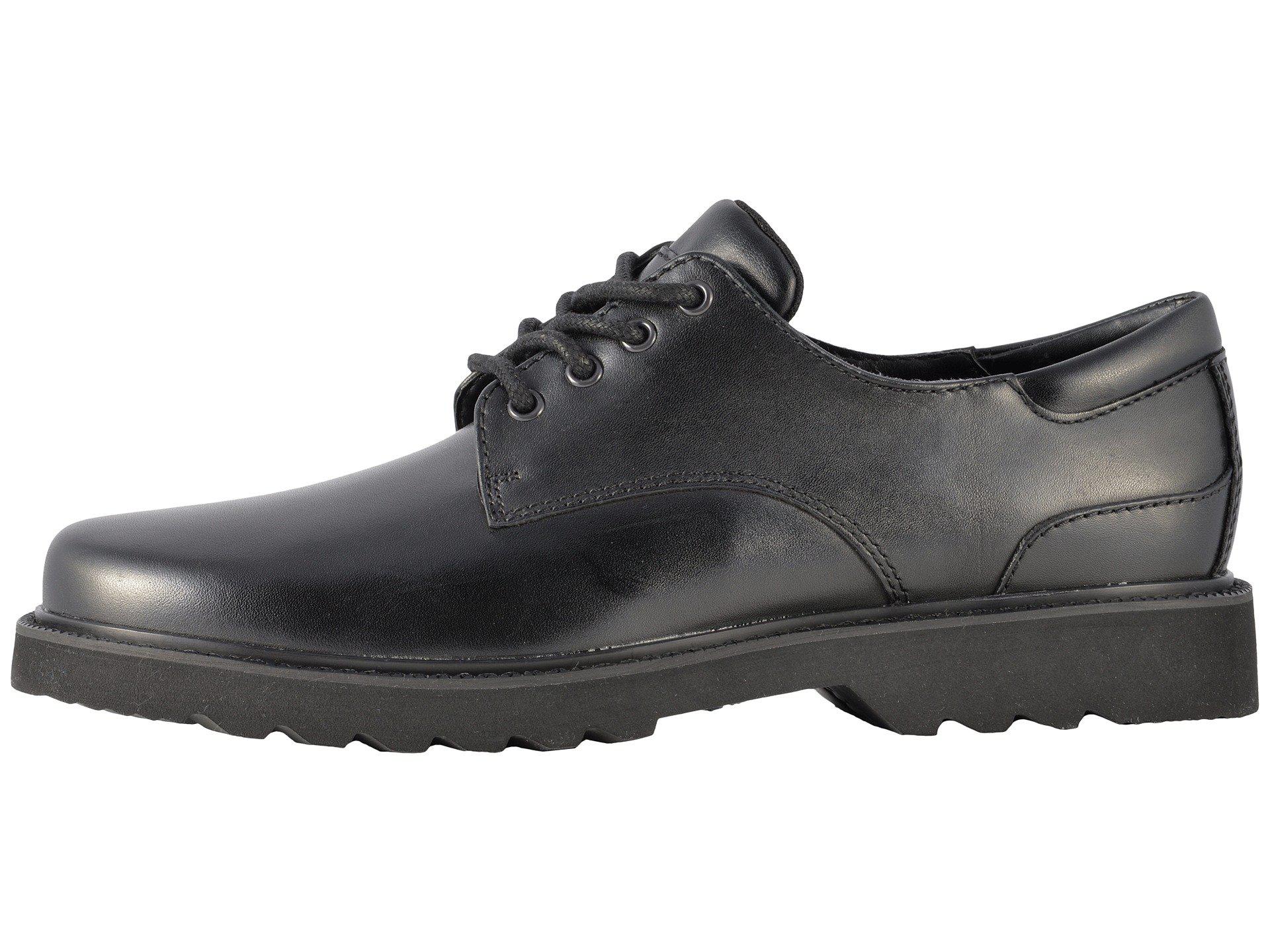 rockport northfield black waterproof lace up casual shoes