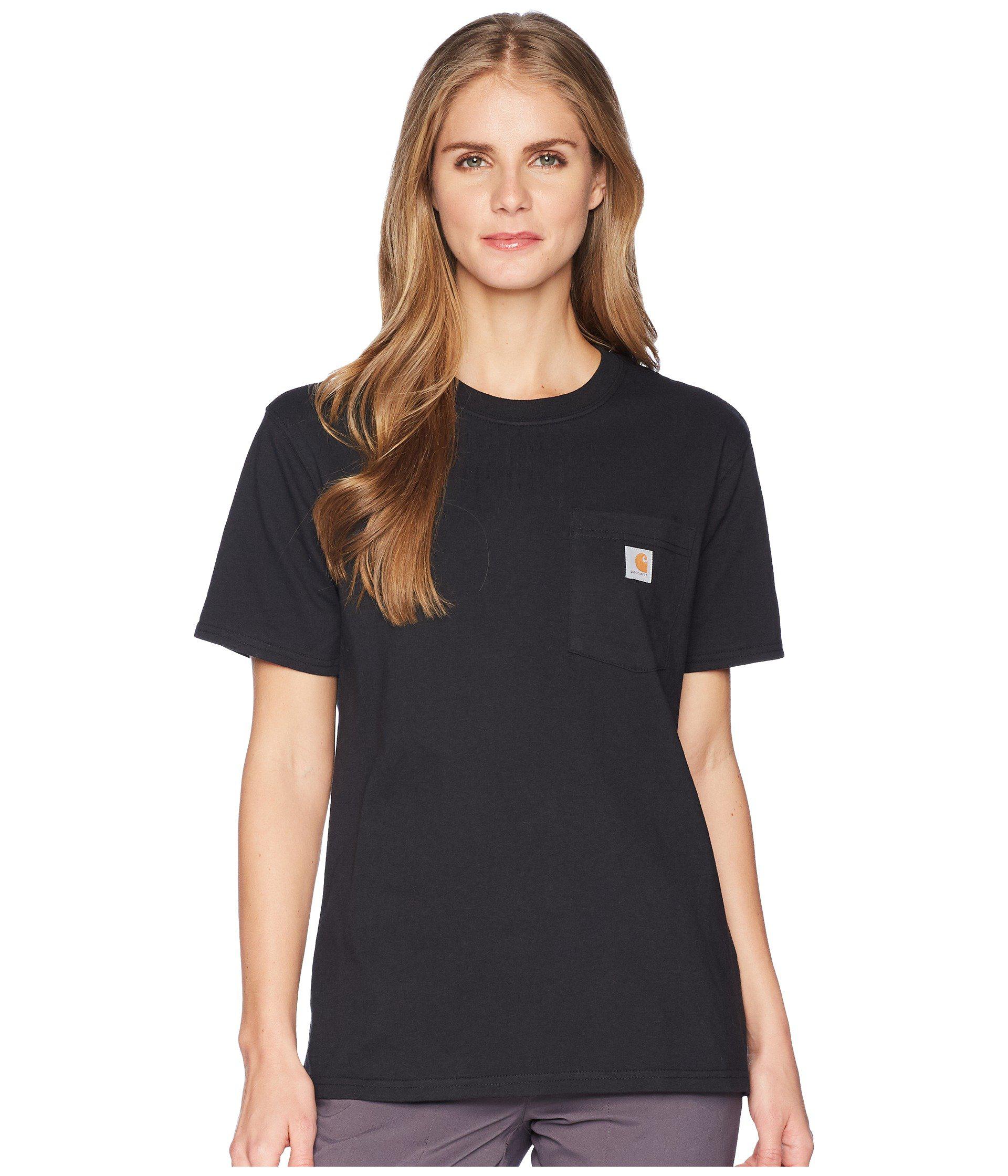 Lyst - Carhartt Wk87 Workwear Pocket Short Sleeve T-shirt (deep Wine ...