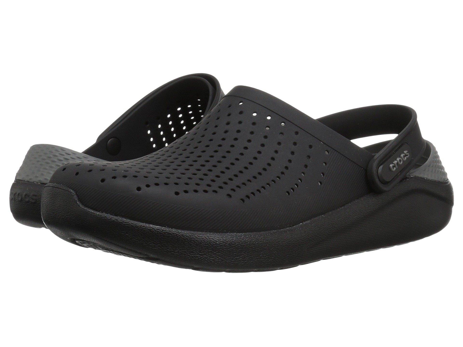 blue literide crocs