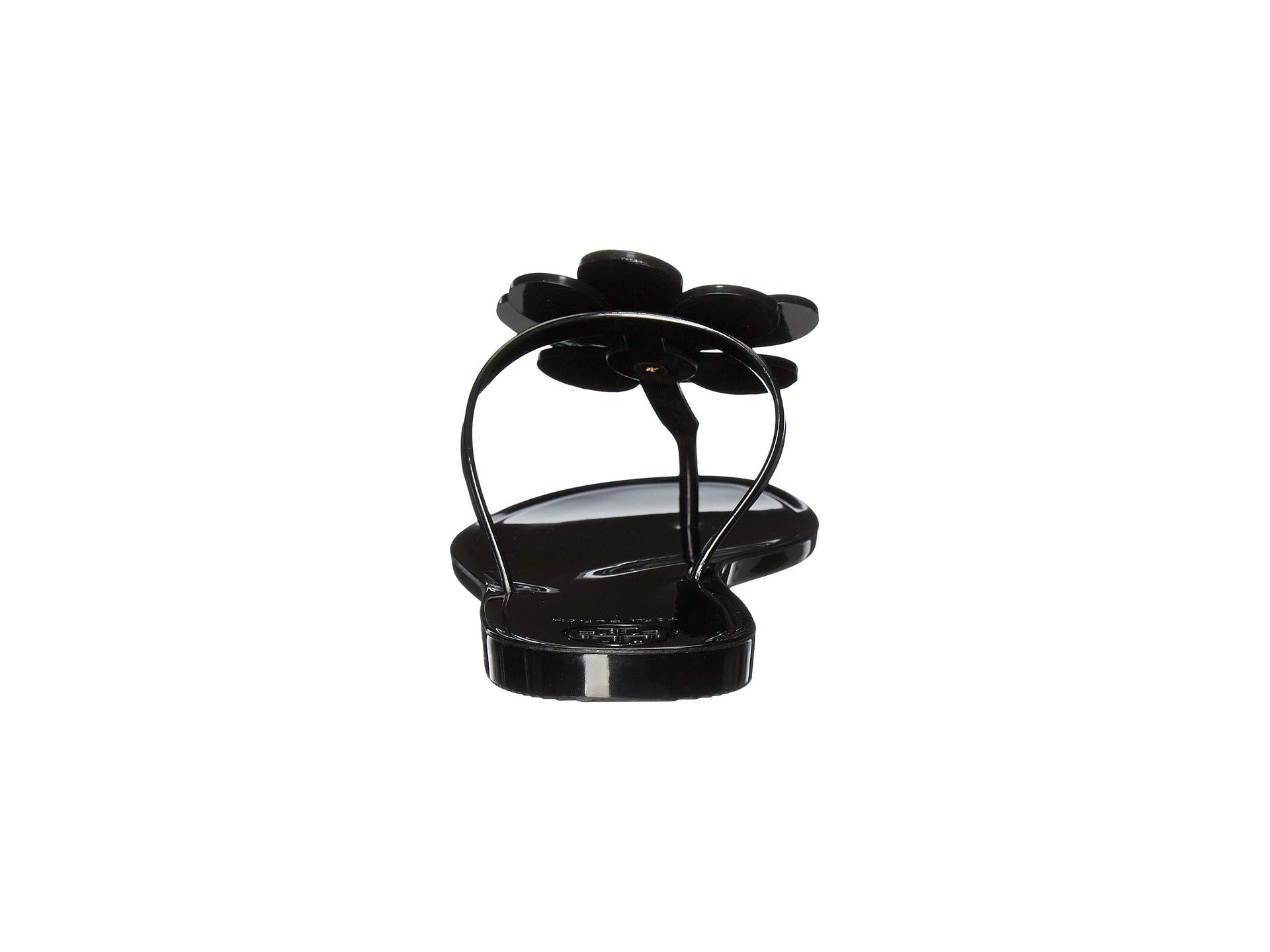 Tory Burch Flower Jelly Thong (perfect Black) Women's Shoes in Black - Lyst