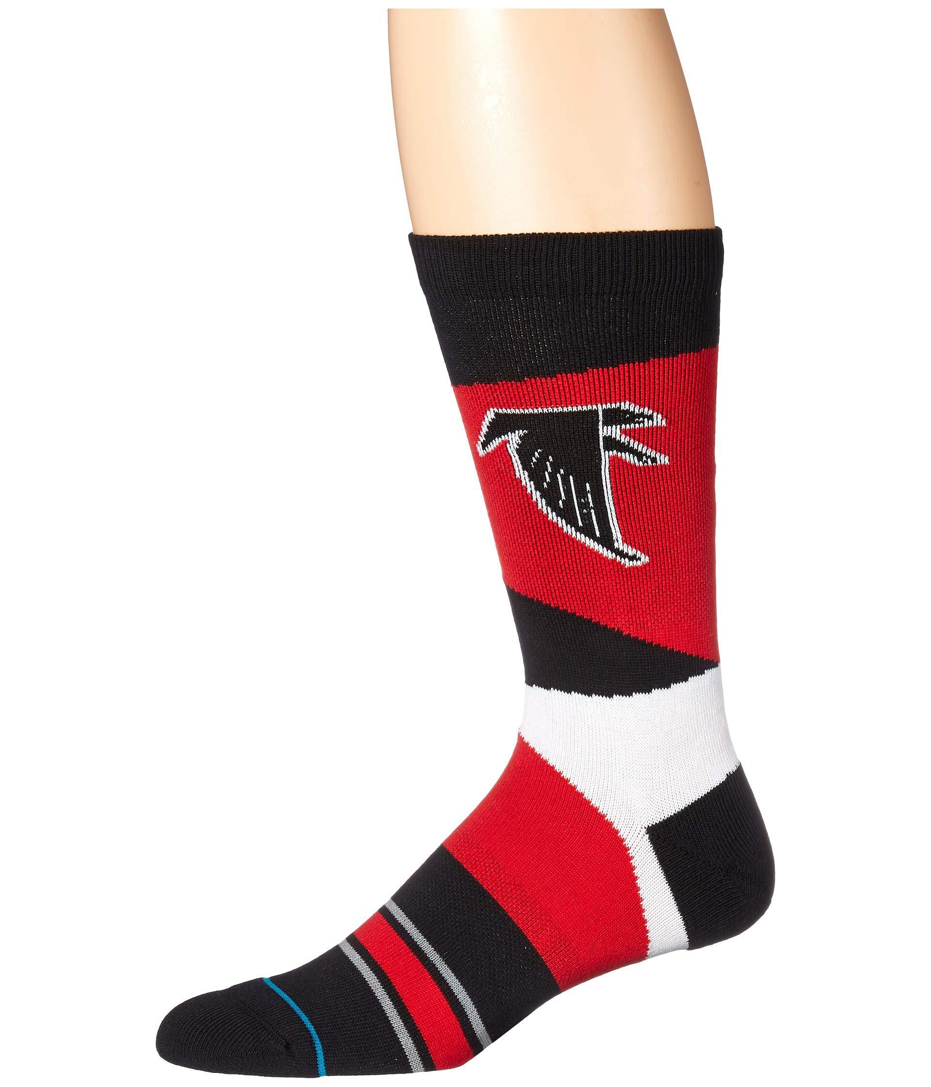 Lyst - Stance Nfl Falcons Retro (red) Men's Crew Cut Socks Shoes in Red ...