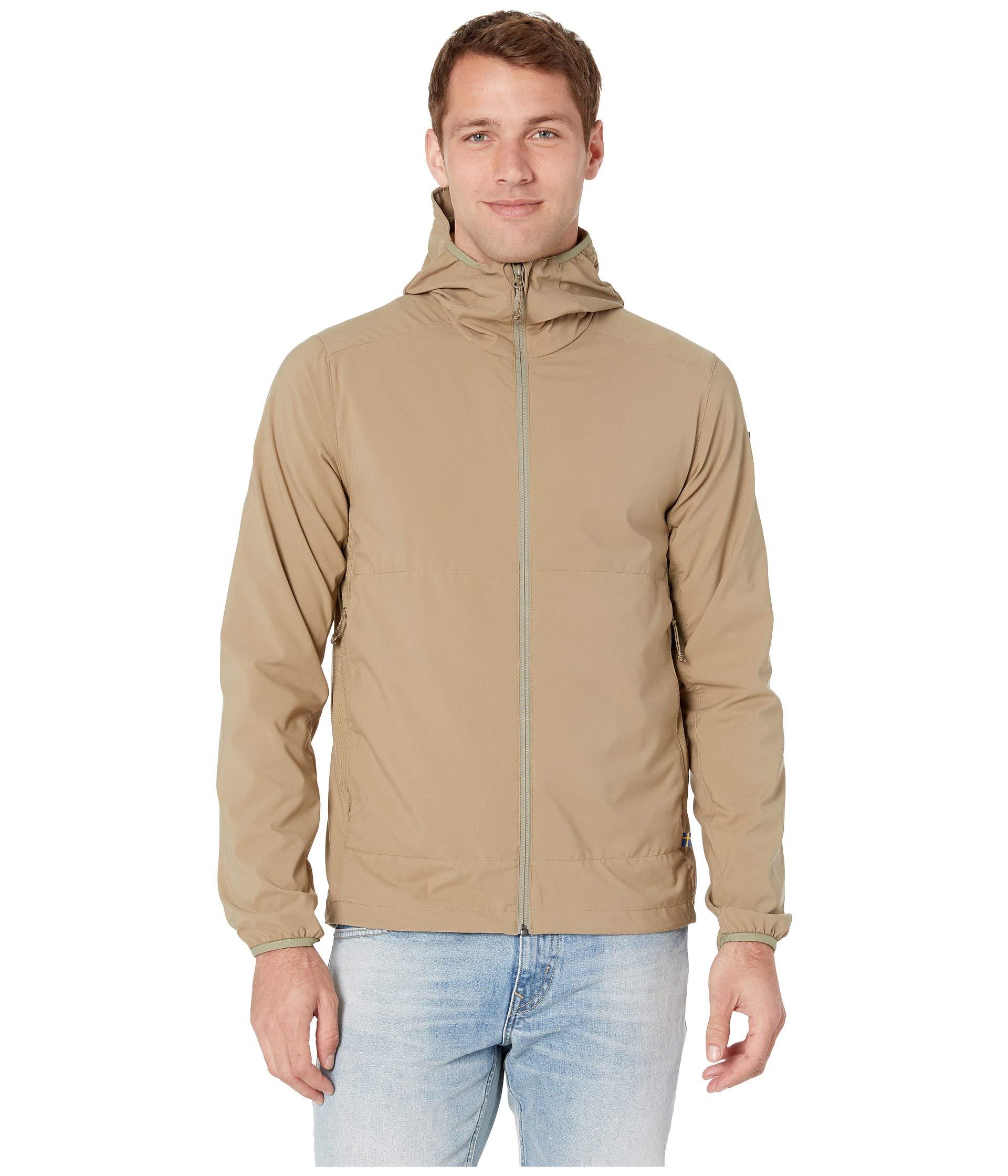 Fjallraven Synthetic Abisko Hybrid Breeze Jacket in Brown for Men - Lyst