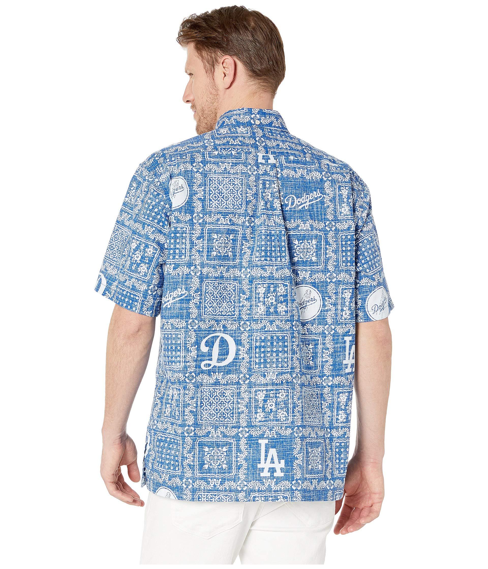 Reyn Spooner Cotton La Dodgers Lahaina Hawaiian Shirt in Blue for Men - Lyst