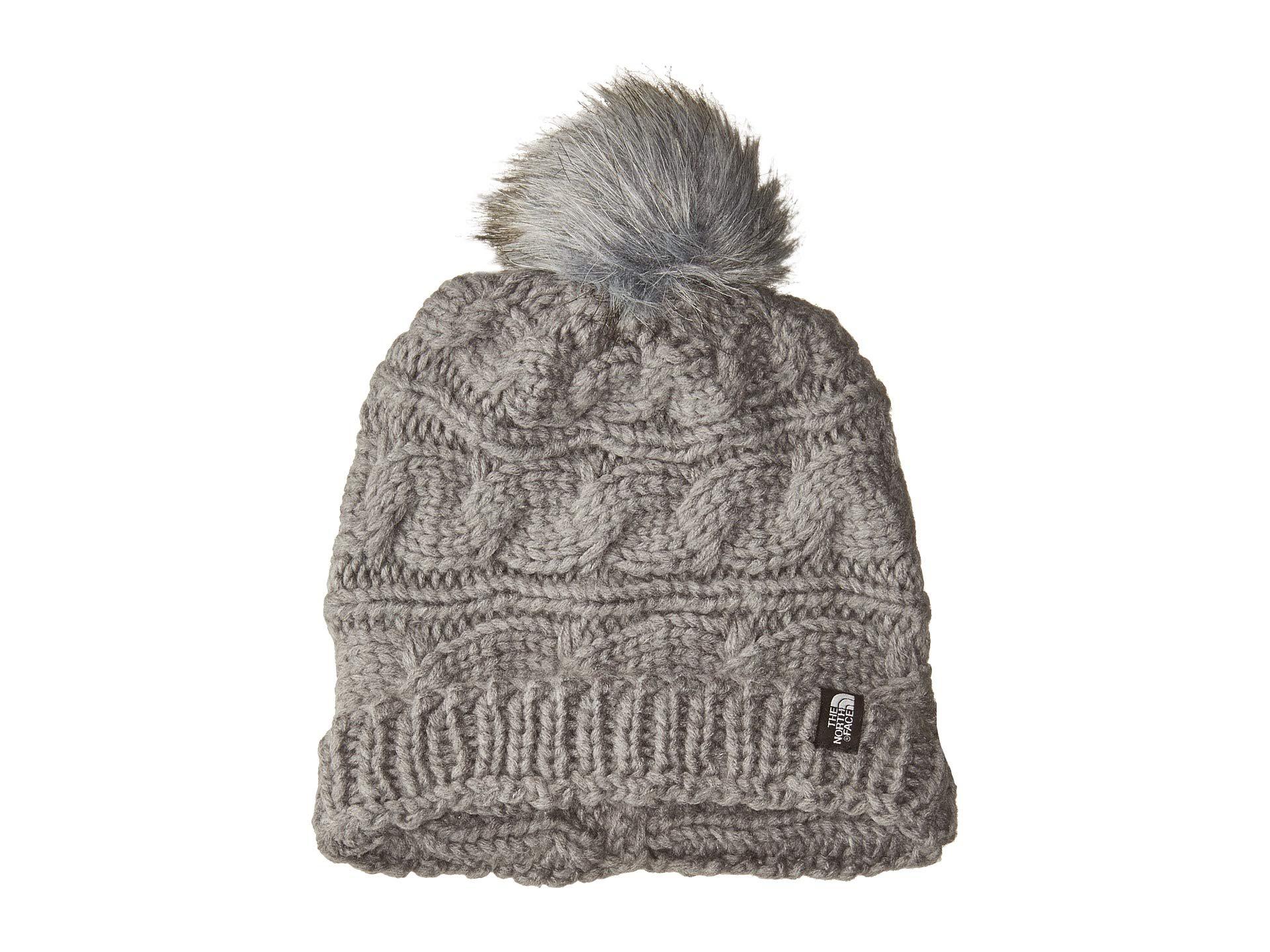 the north face grey beanie
