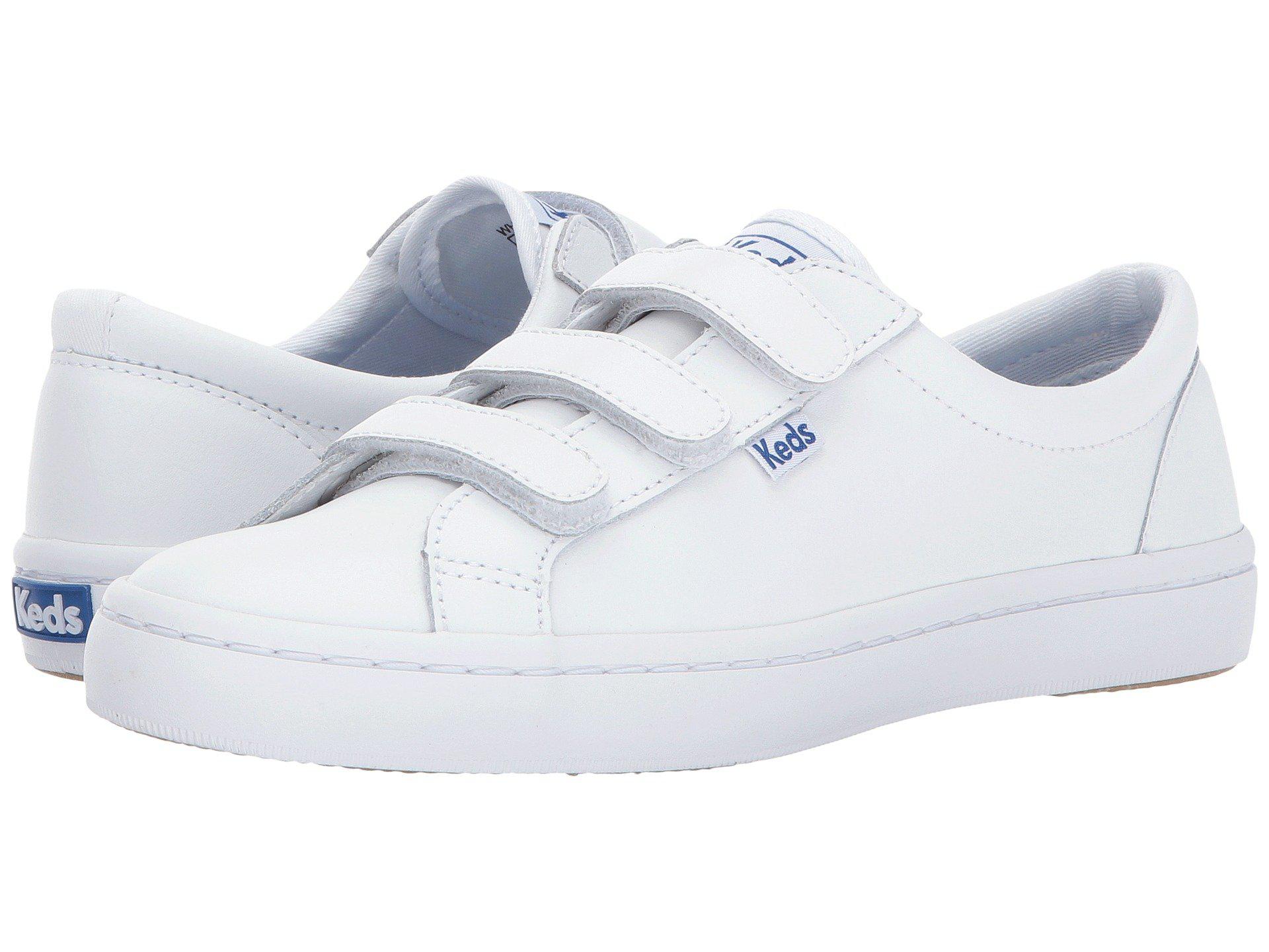 keds white velcro shoes