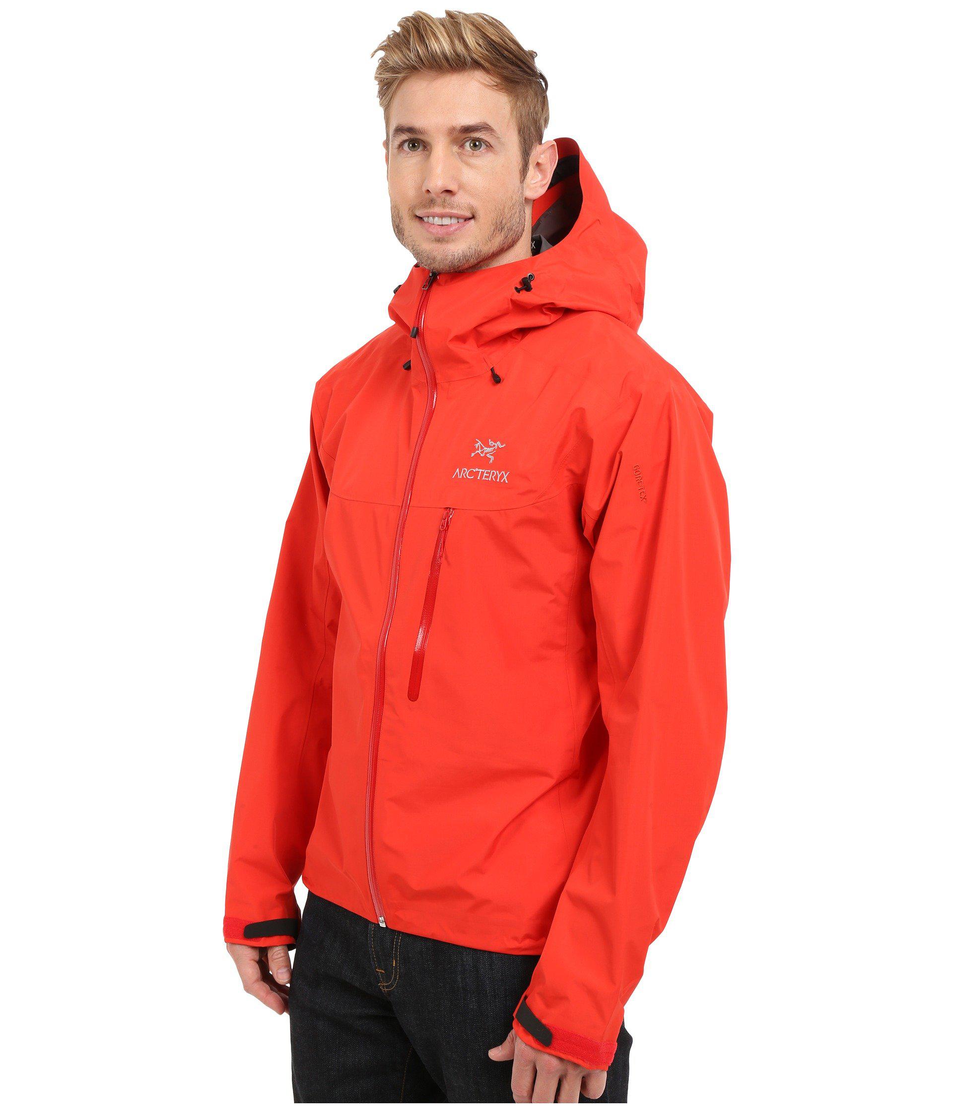 Arc'teryx Alpha Sl Jacket In Orange For Men - Lyst