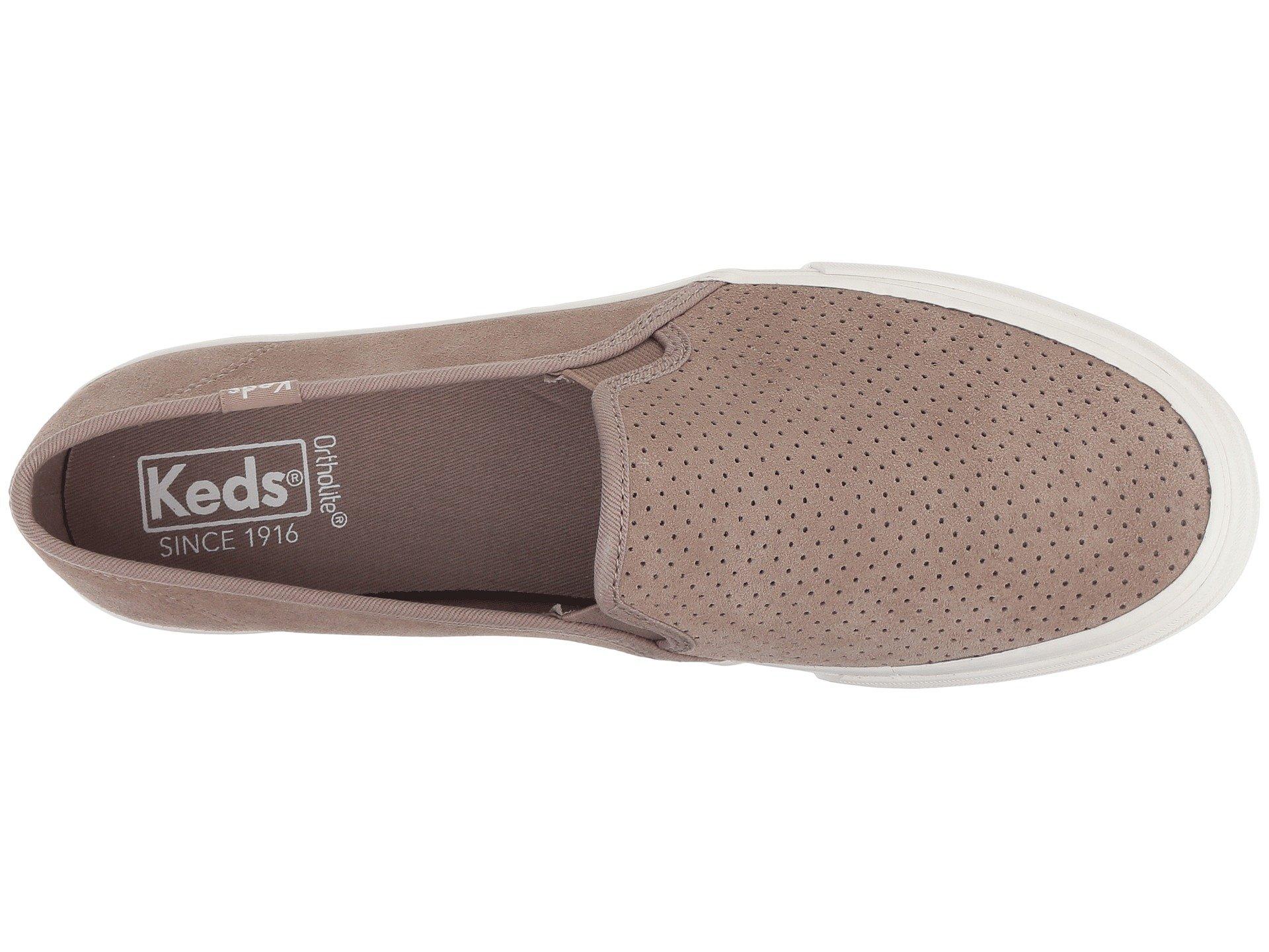 keds double decker perf suede
