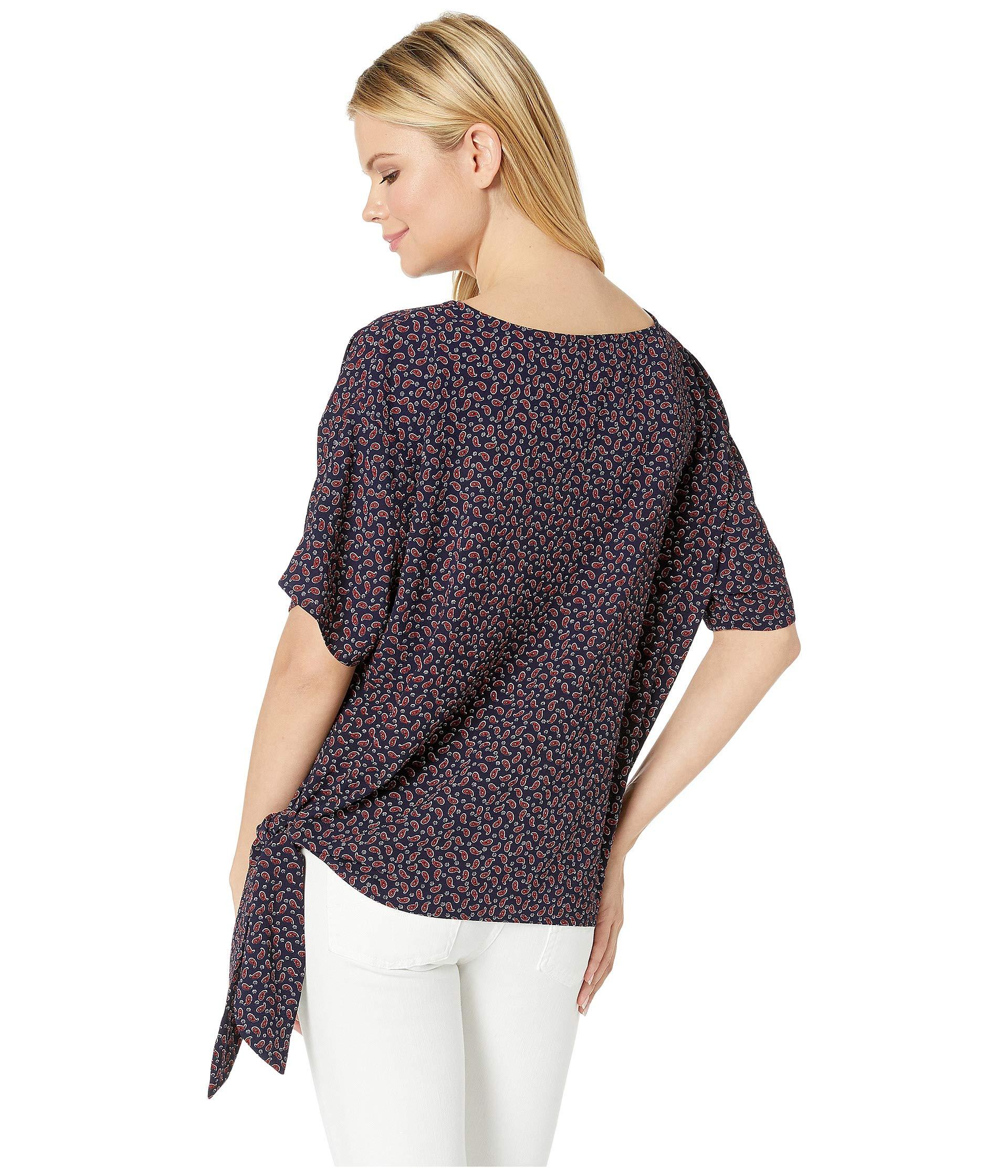 michael kors side tie top