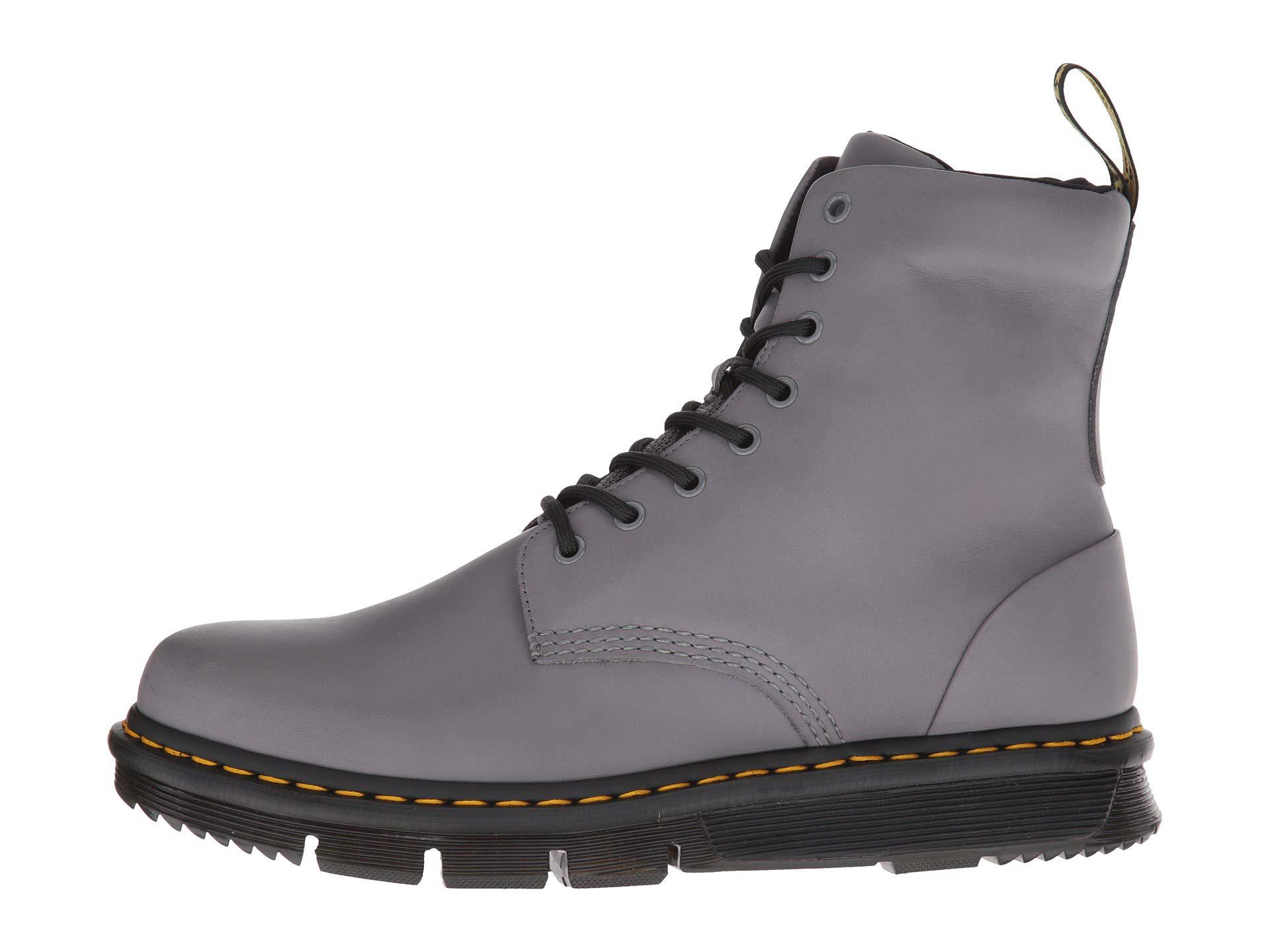 Lyst - Dr. Martens Lexington Cubeflex (grey Sendal/grey Knit 8) Boots ...