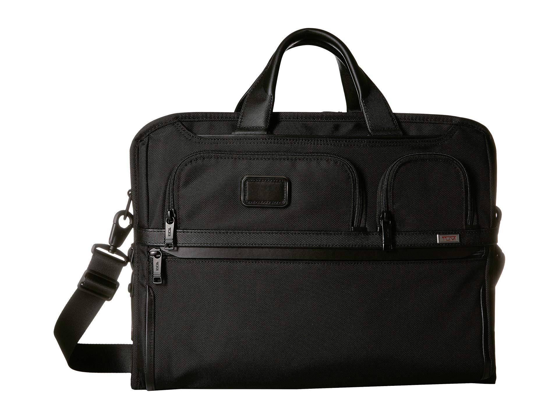 Lyst - Tumi Alpha 3 Compact Large Screen Laptop Brief (black) Luggage ...