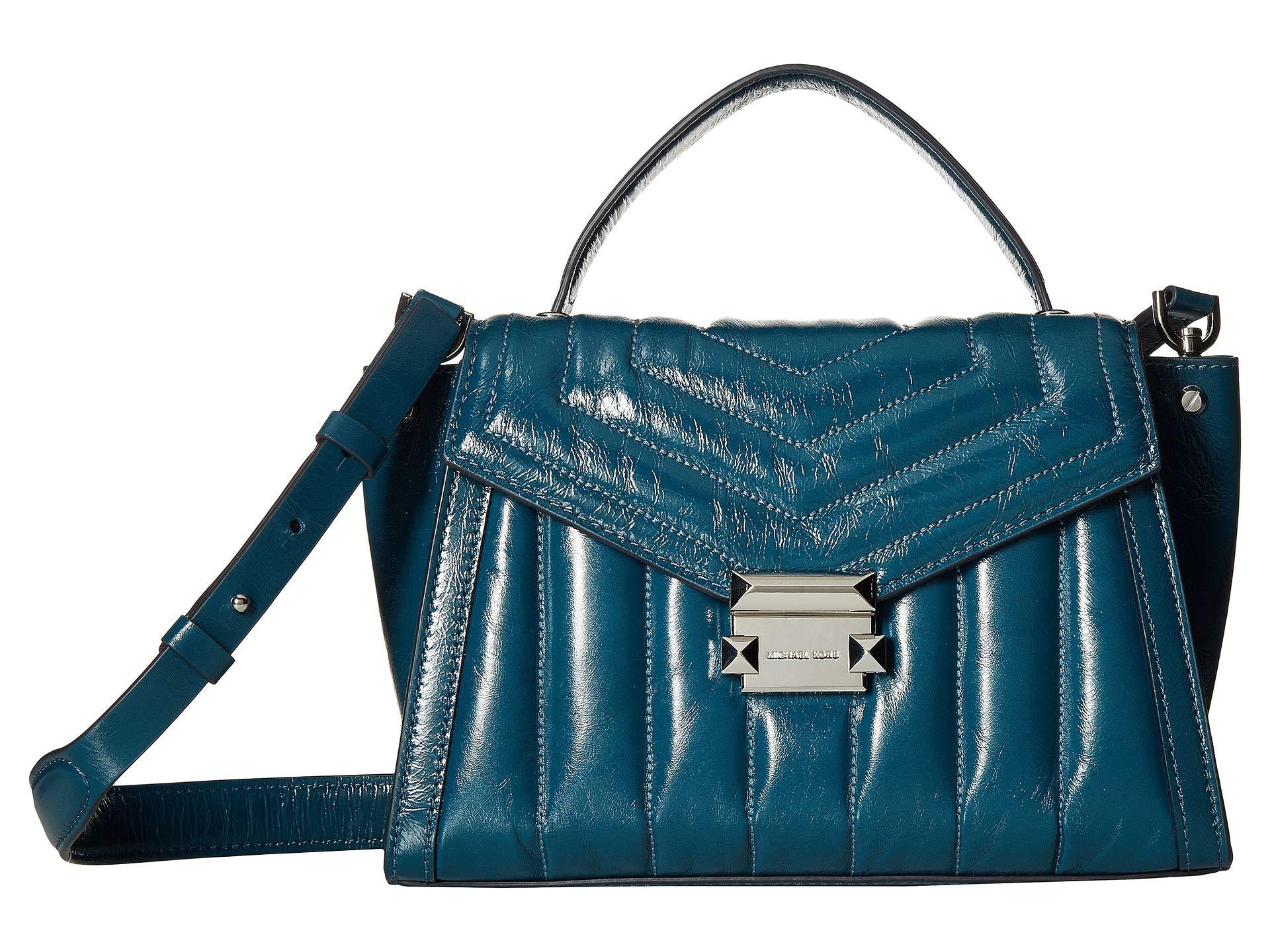 Lyst Michael Kors Whitney Medium Top Handle Satchel Luxe Michael Kors