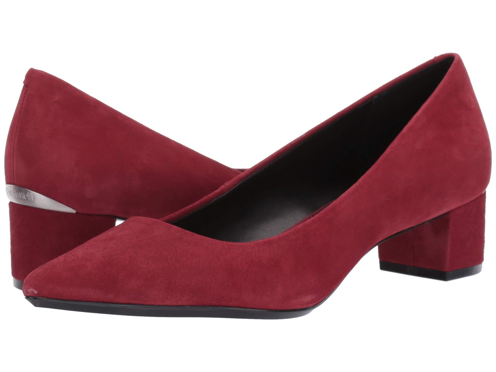 calvin klein suede shoes