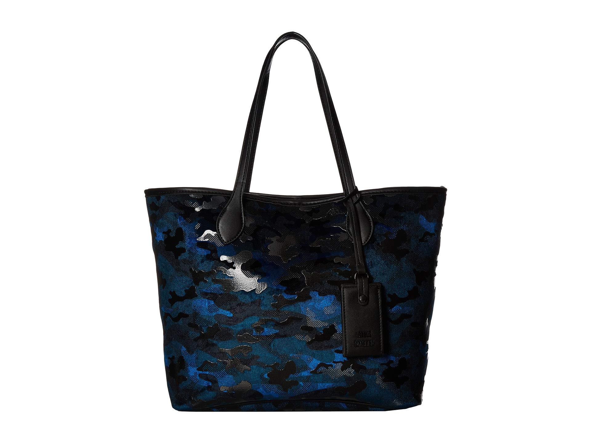 Lyst Steve Madden Bhunter Navy Tote Handbags In Blue Steve Madden Women S Blue Bhunter Navy Tote Handbags