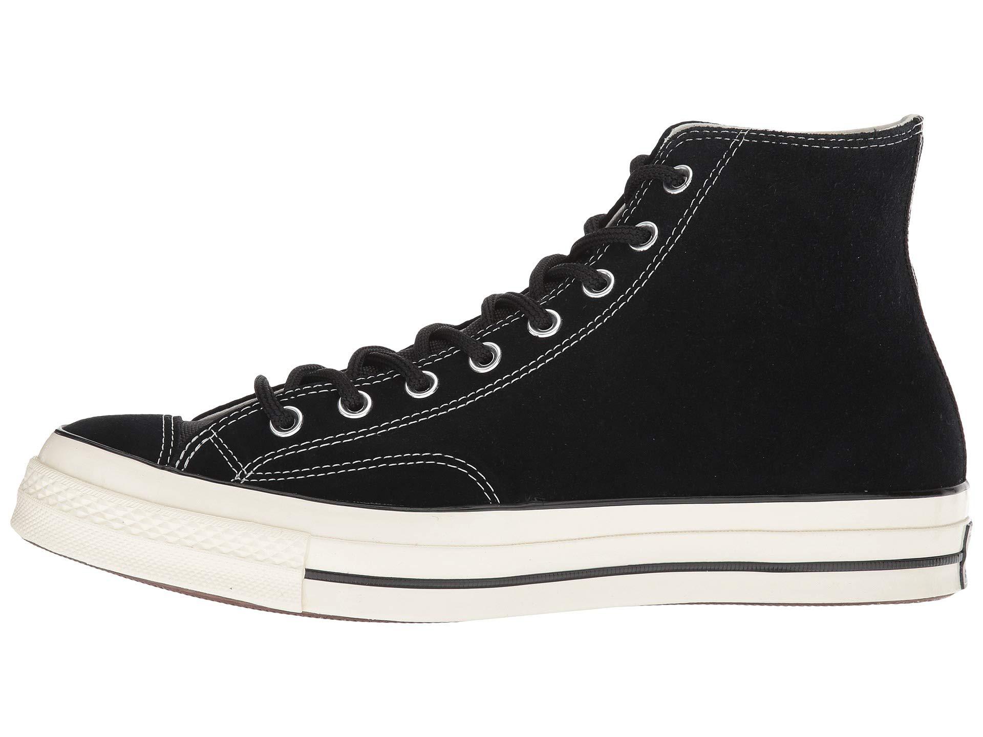 Lyst - Converse Chuck Taylor 70 Hi Base Camp Suede Sneakers in Black ...