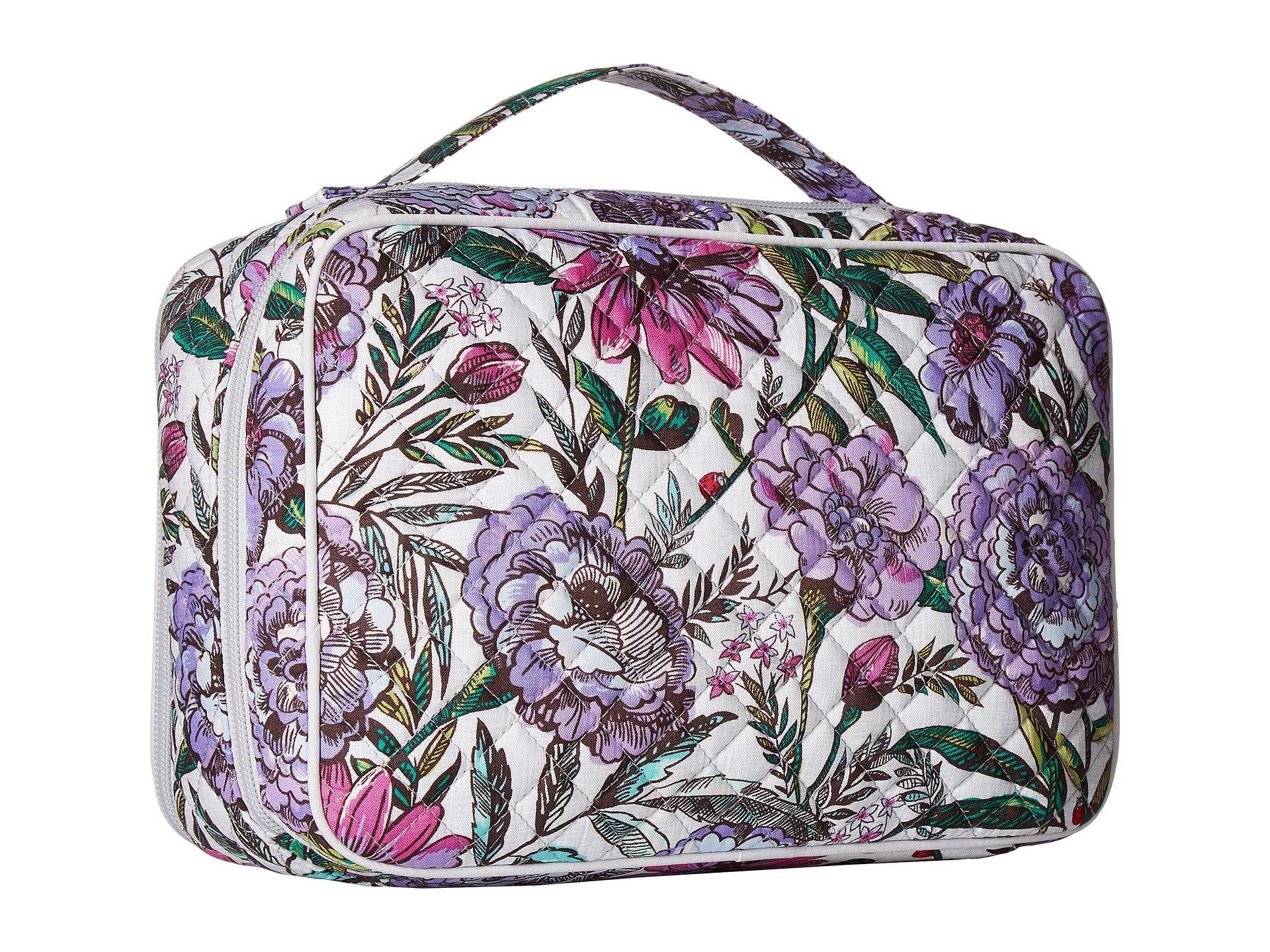 Vera Bradley Iconic Large Blush Brush Case (mint Flowers ...