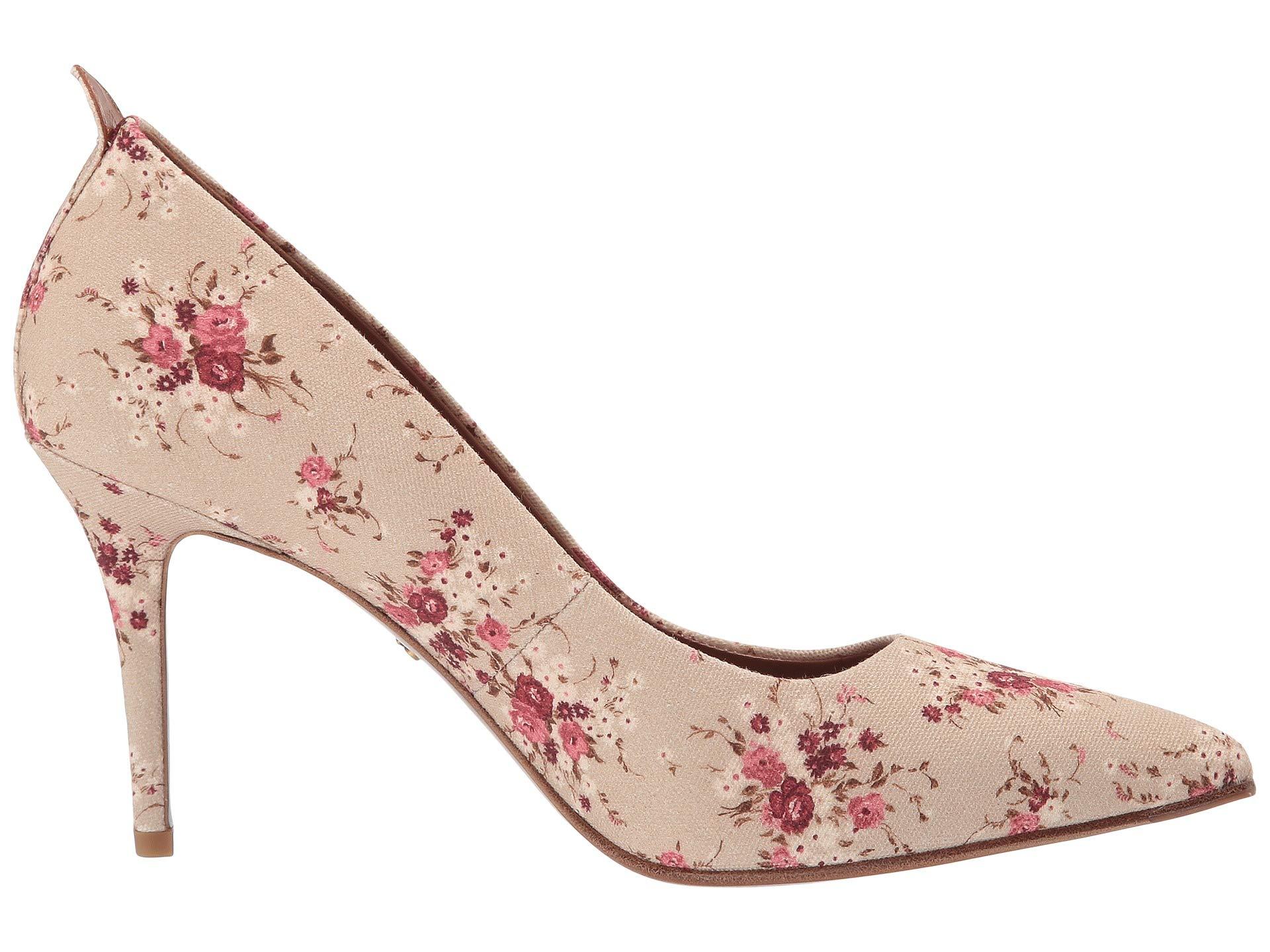coach waverly 85mm pump with signature buckle