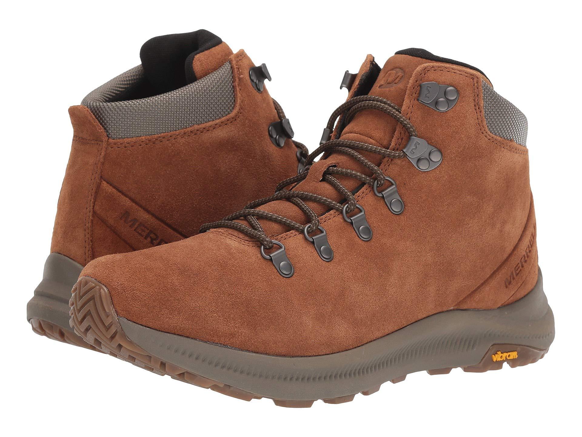 merrell ontario suede mid