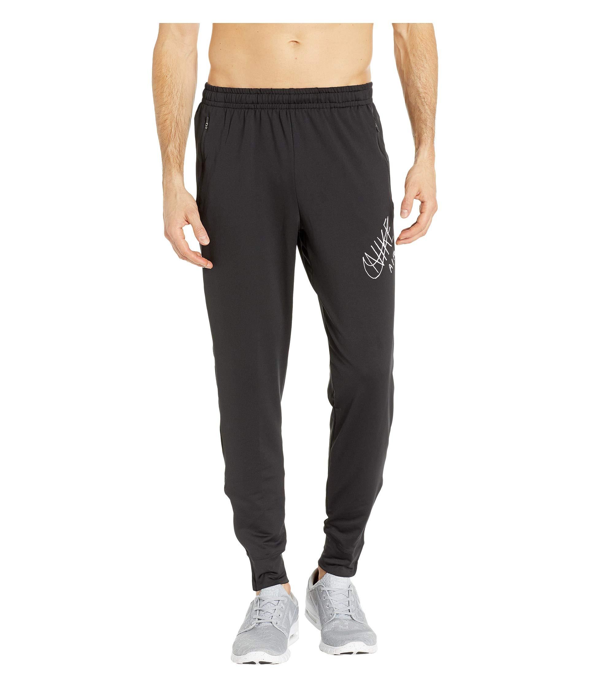 Lyst - Nike Essential Knit Pants Graphics (black/reflective Silver) Men ...