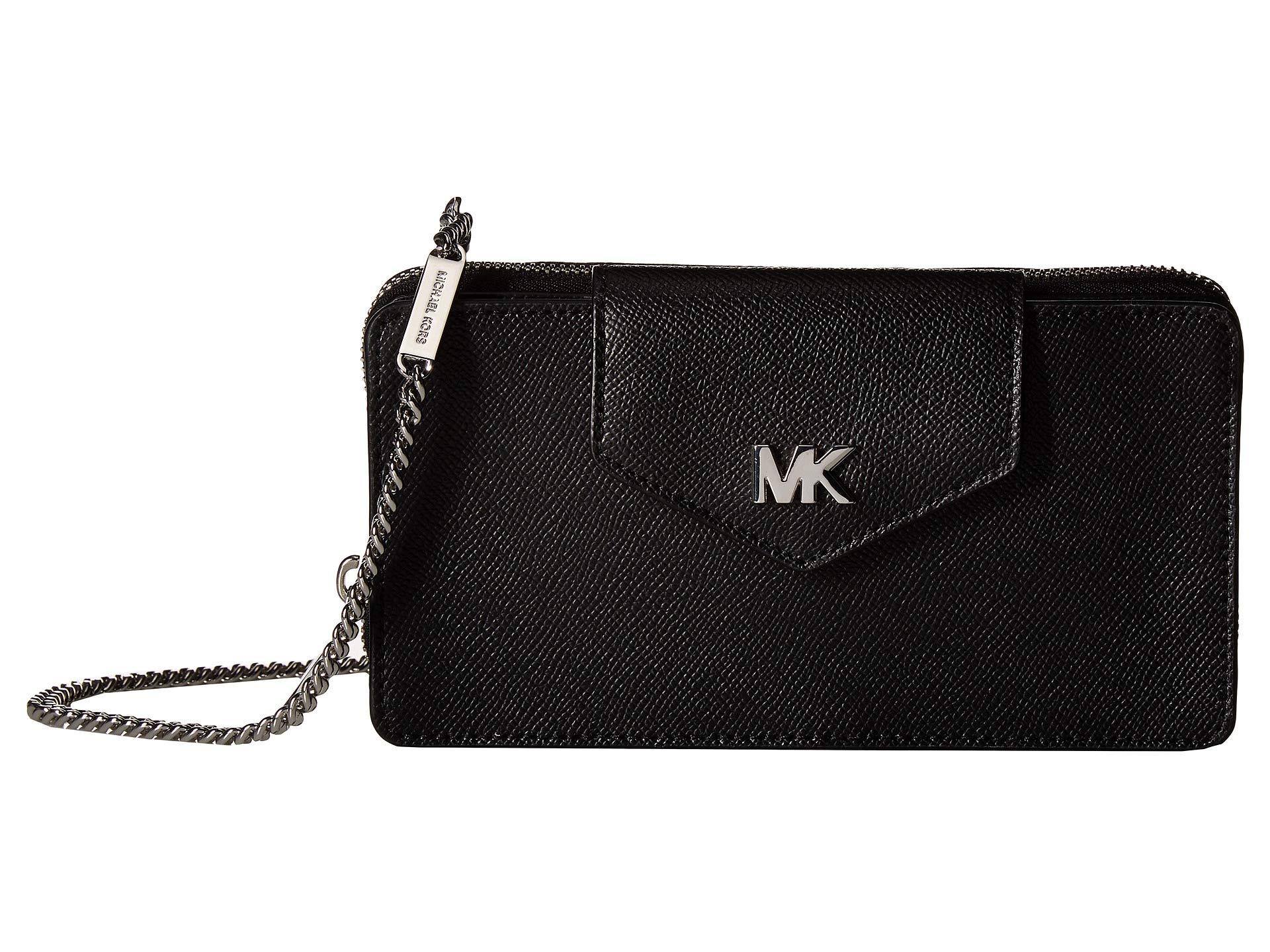MICHAEL Michael Kors Small Convertible Phone Crossbody (soft Pink) Handbags in Black - Lyst