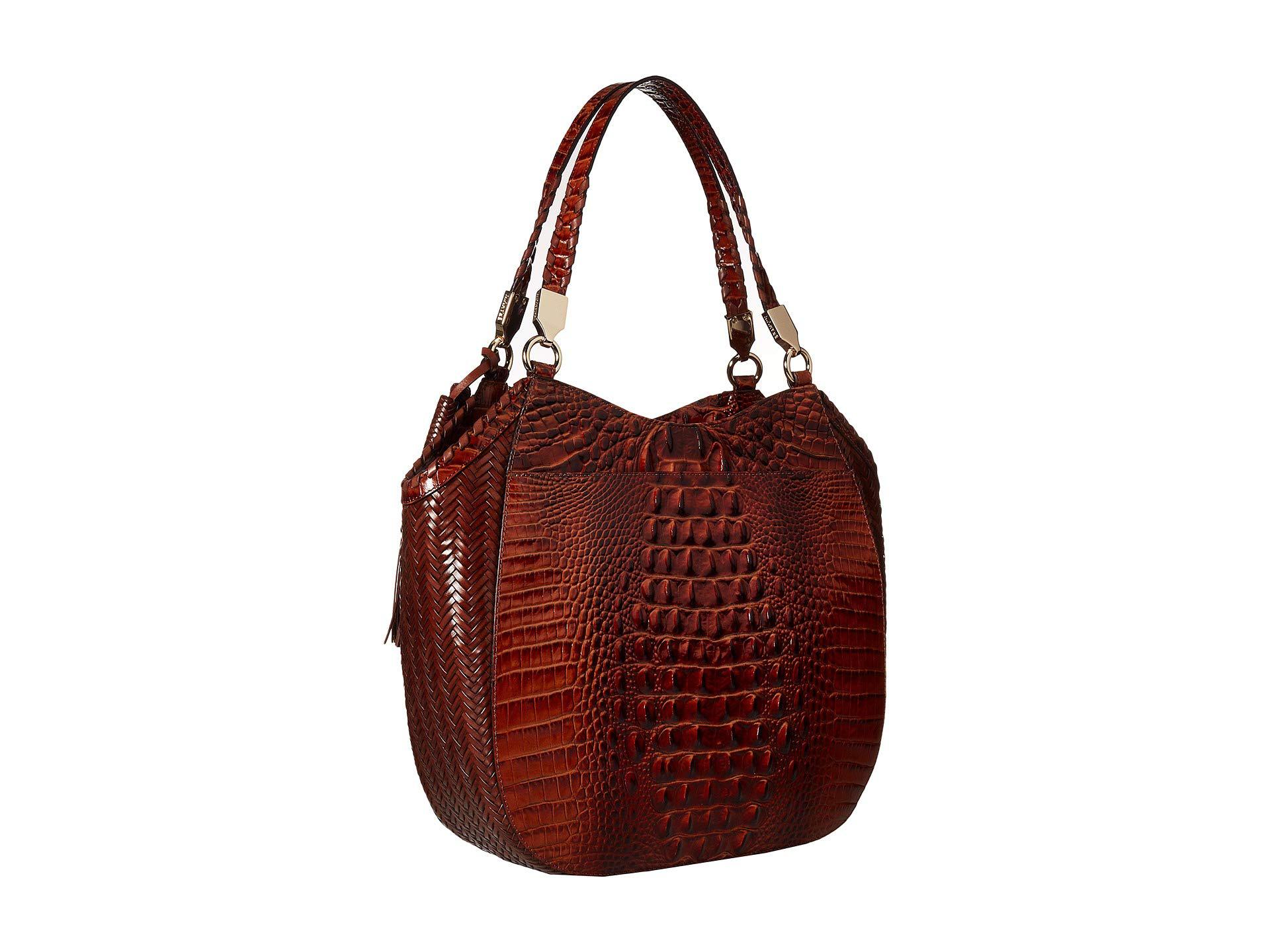 Lyst Brahmin Melbourne Marianna Bag Scarlet Handbags In Red View Fullscreen
