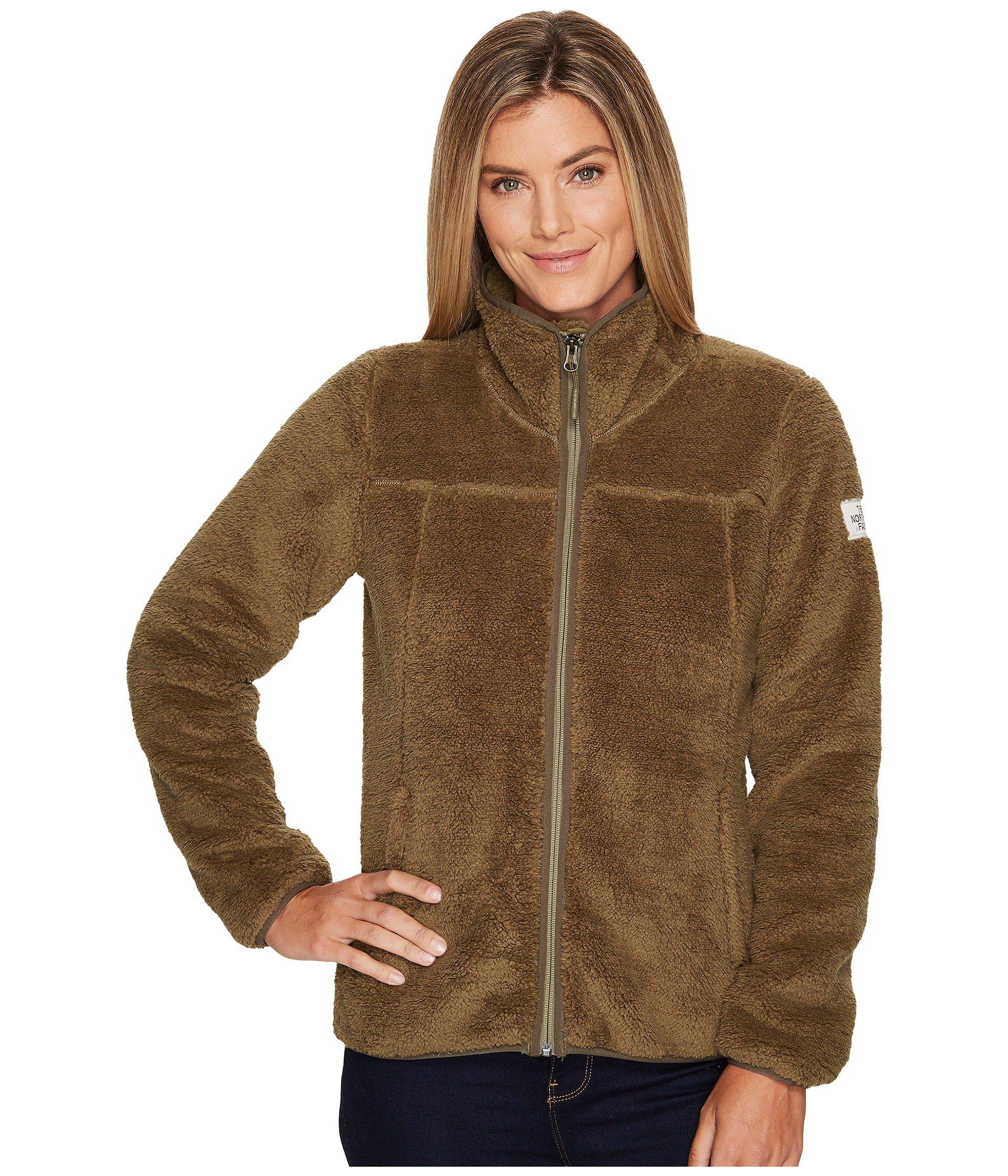The North Face Fleece Campshire Full Zip in Burnt Olive Green (Green