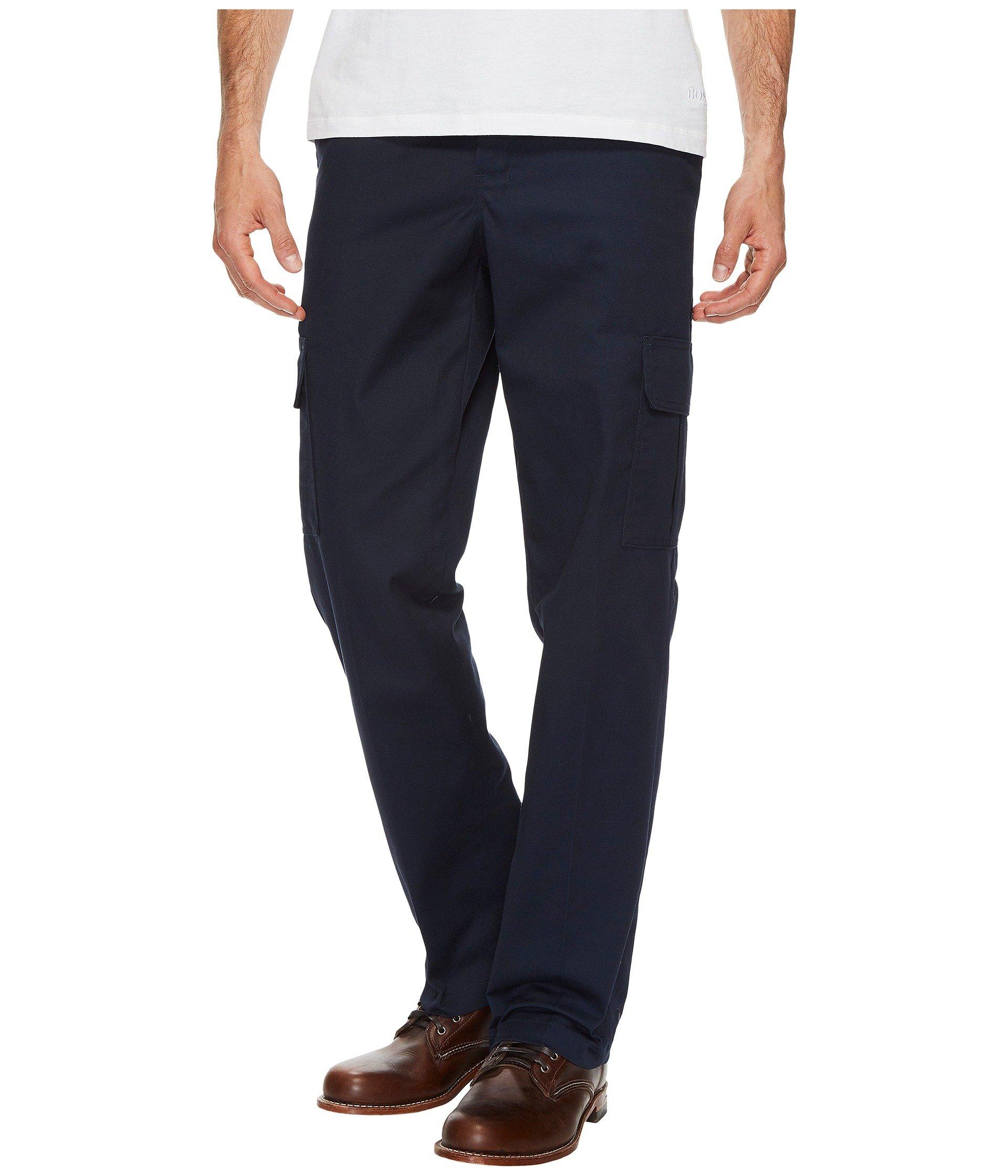 navy blue cargo pants slim fit