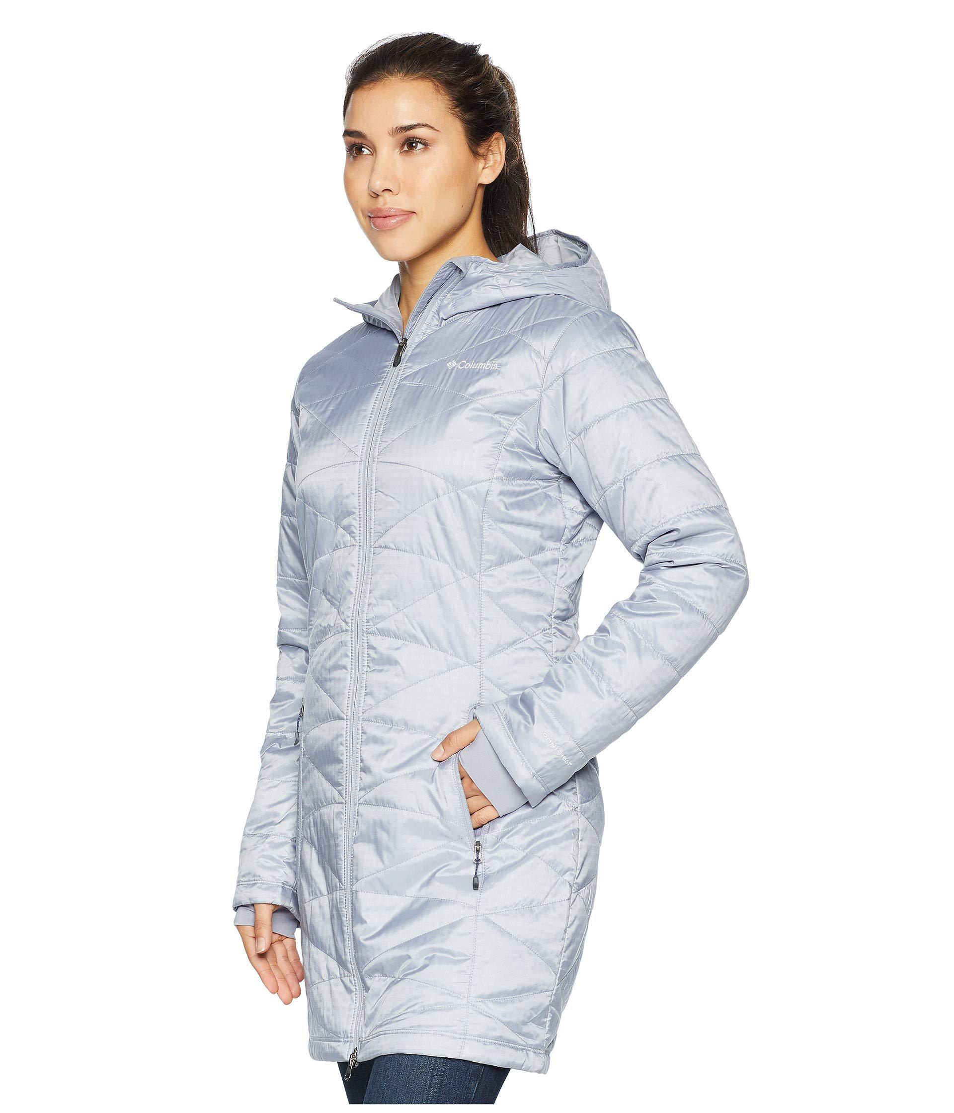 Lyst Columbia Mighty Litetm Hooded Jacket Astral Women S Coat In Lyst Columbia Mighty Litetm Hooded Jacket Astral Women S Coat In Blue
