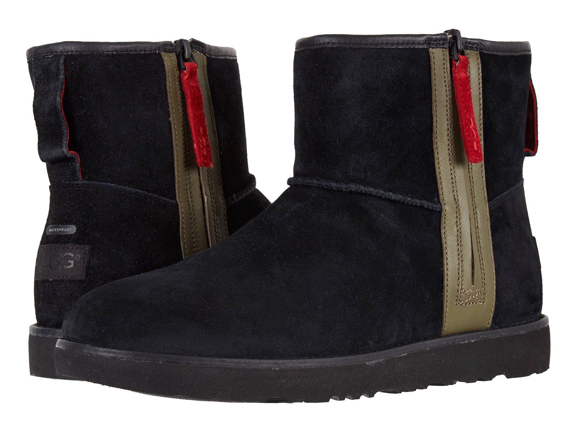 men's classic mini zip waterproof boot
