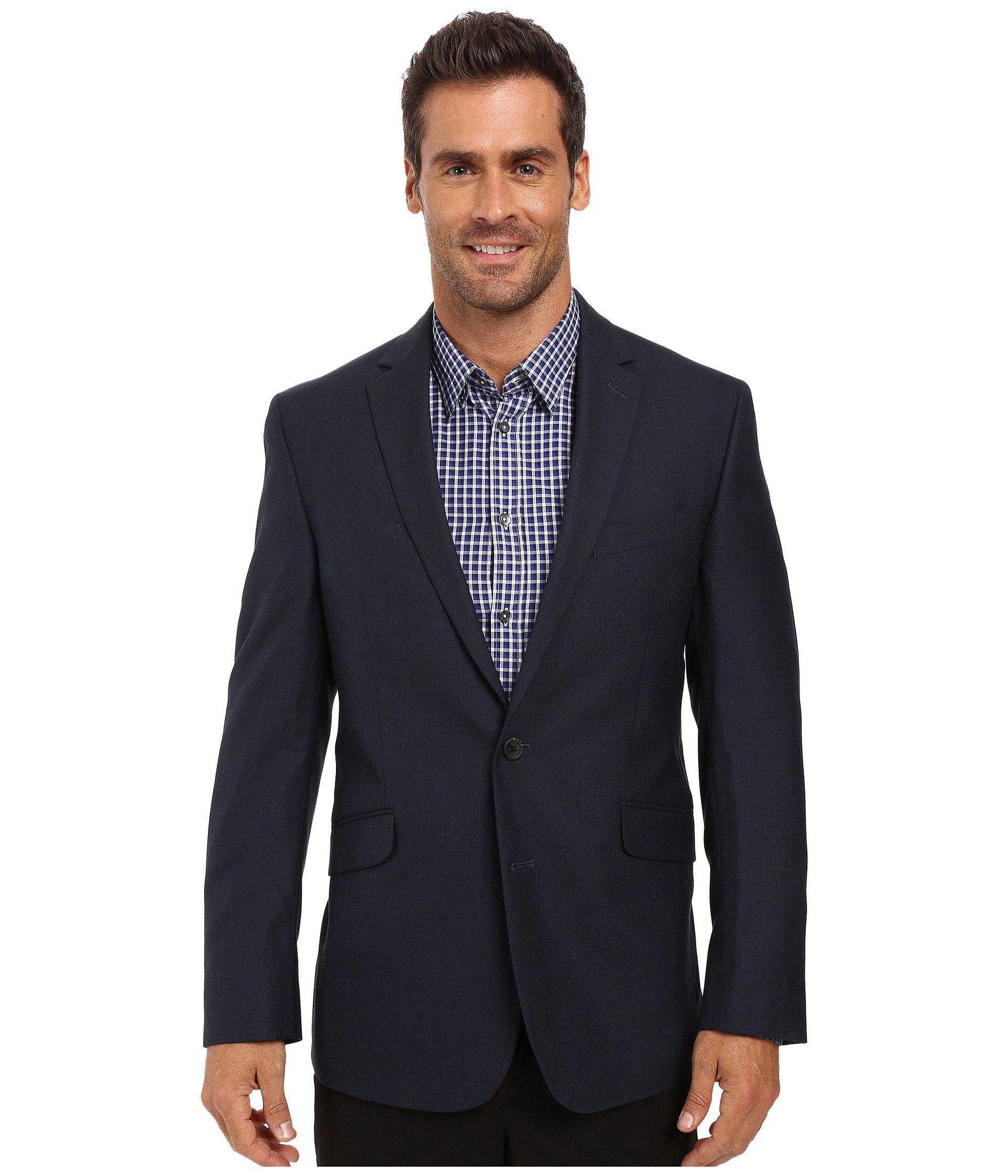 Kenneth Cole Reaction Synthetic Slim Fit Separate Coat in Blue for Men ...