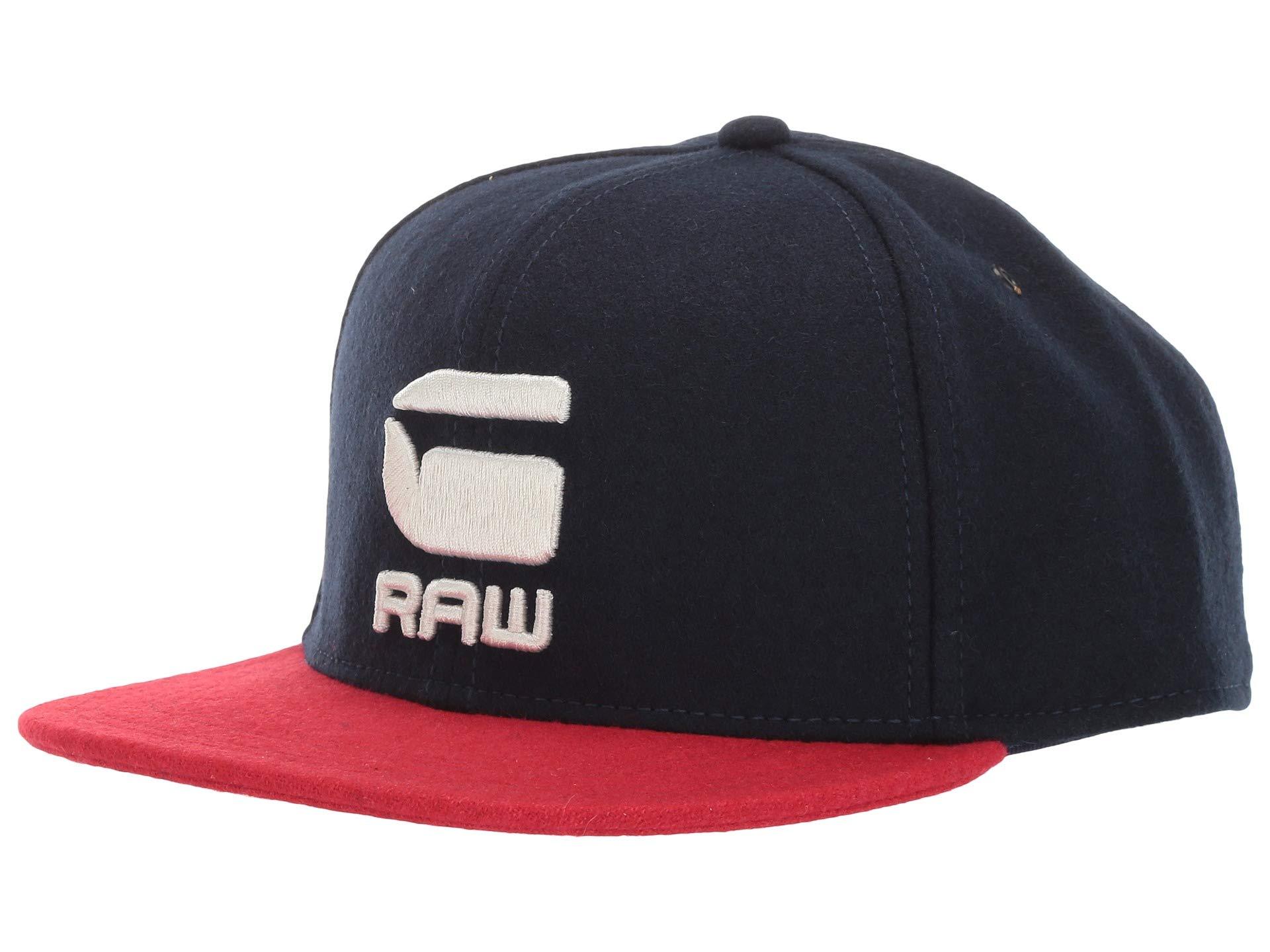 G-Star RAW Estan Snapback Cap (dark Saru Blue/flame) Baseball Caps in