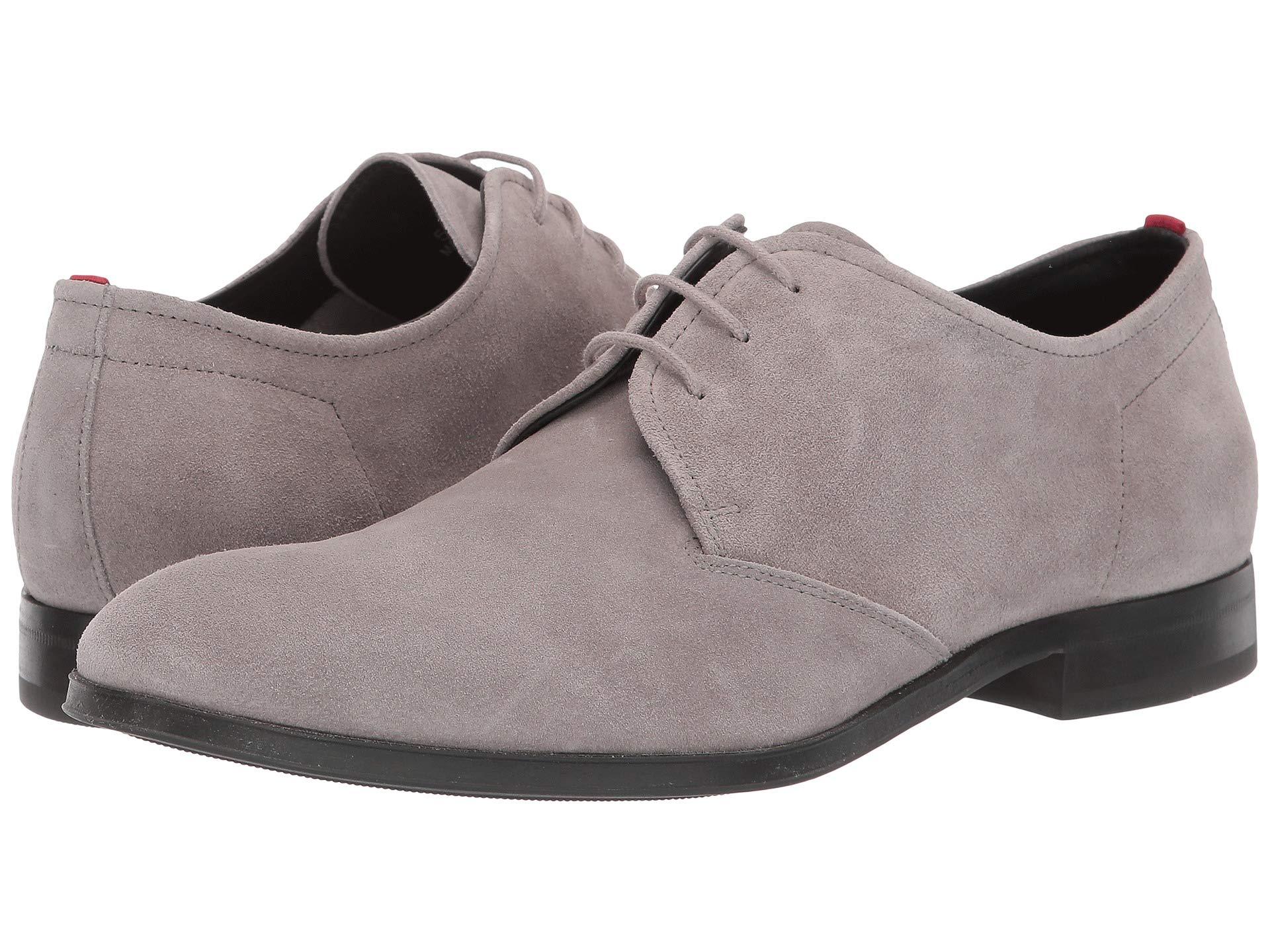 BOSS Boheme Suede Derby By Hugo (light Grey) Men�s Shoes