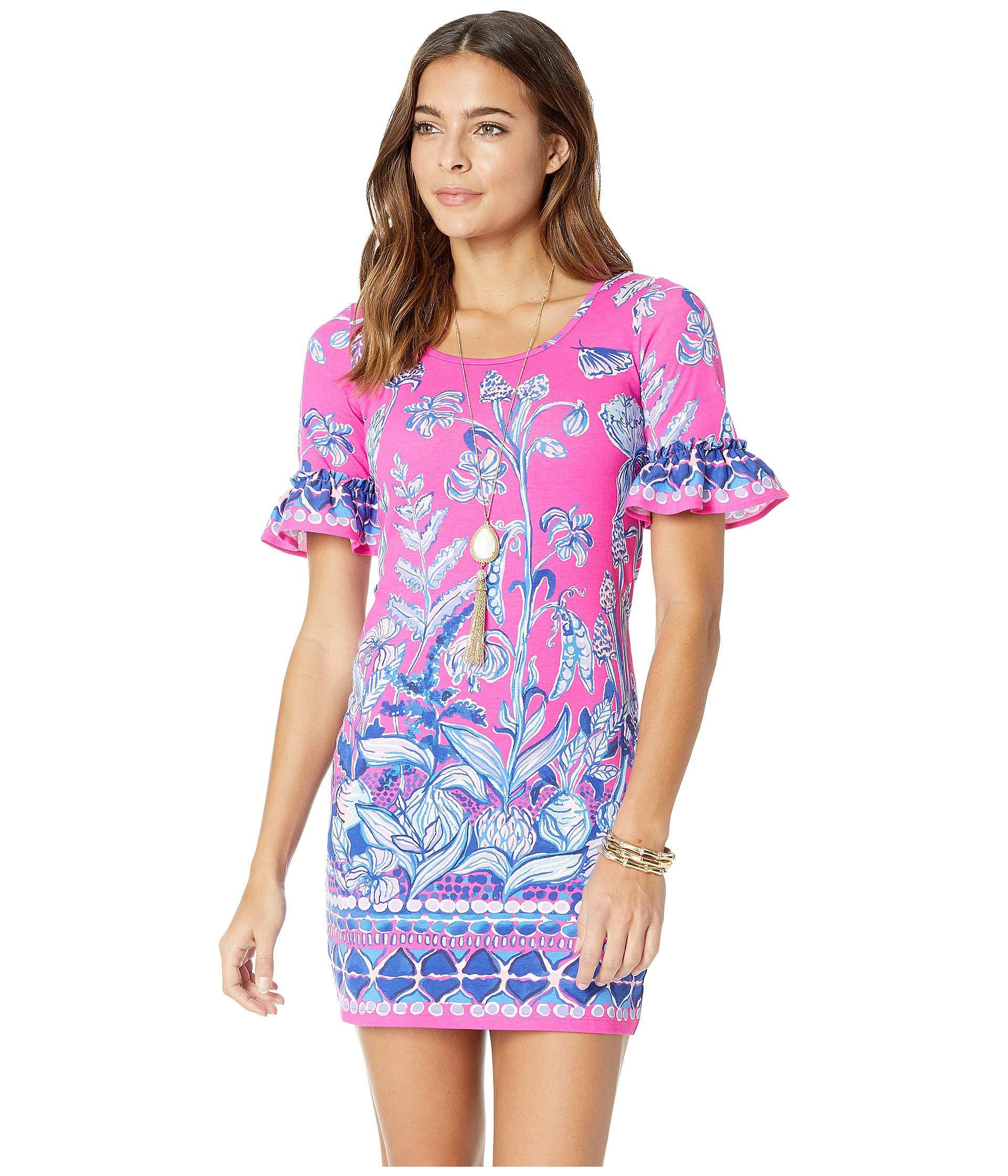 Lyst - Lilly Pulitzer Jayden Dress (royal Purple Pretty Peas Engineered ...