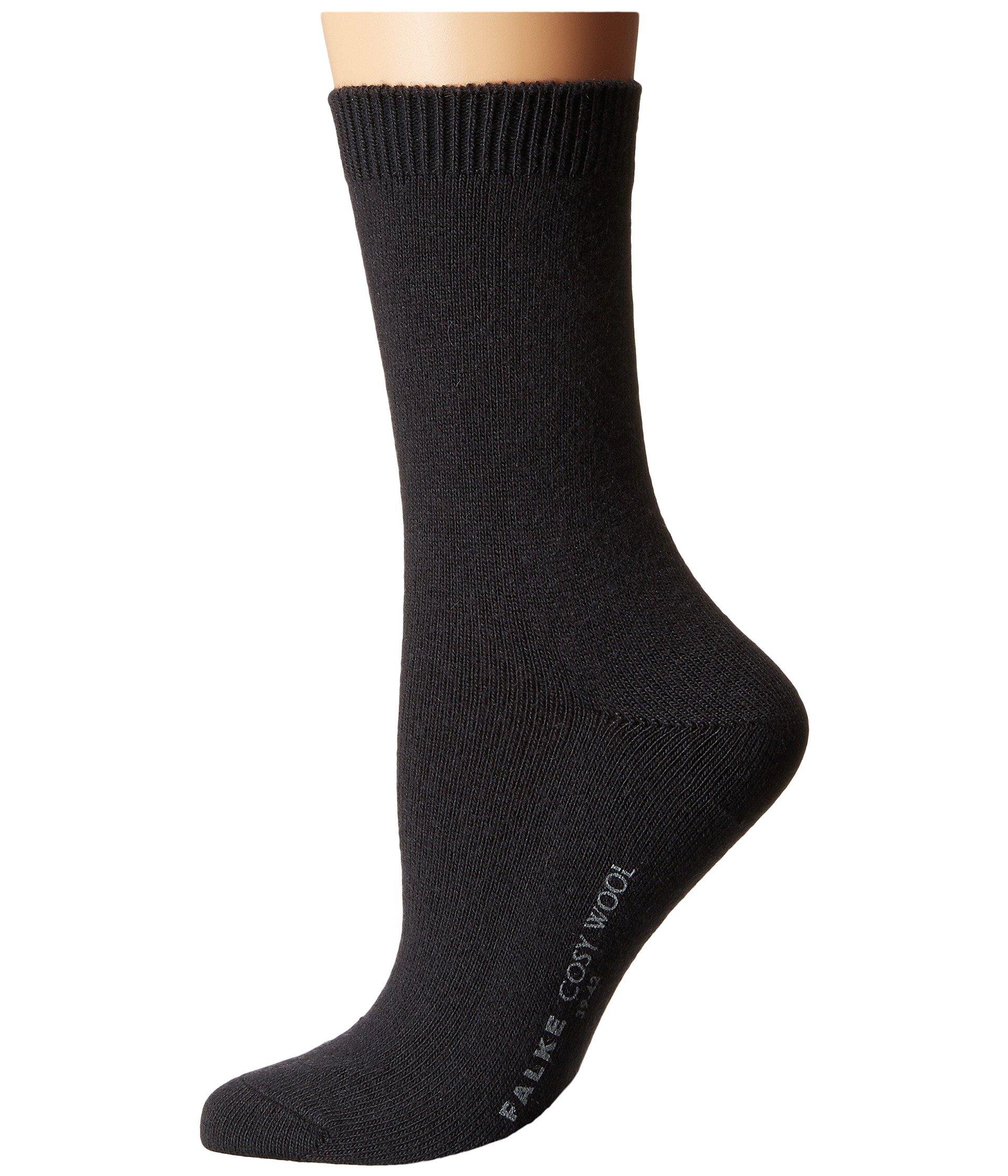 Falke Cosy Wool Sock in Black Lyst