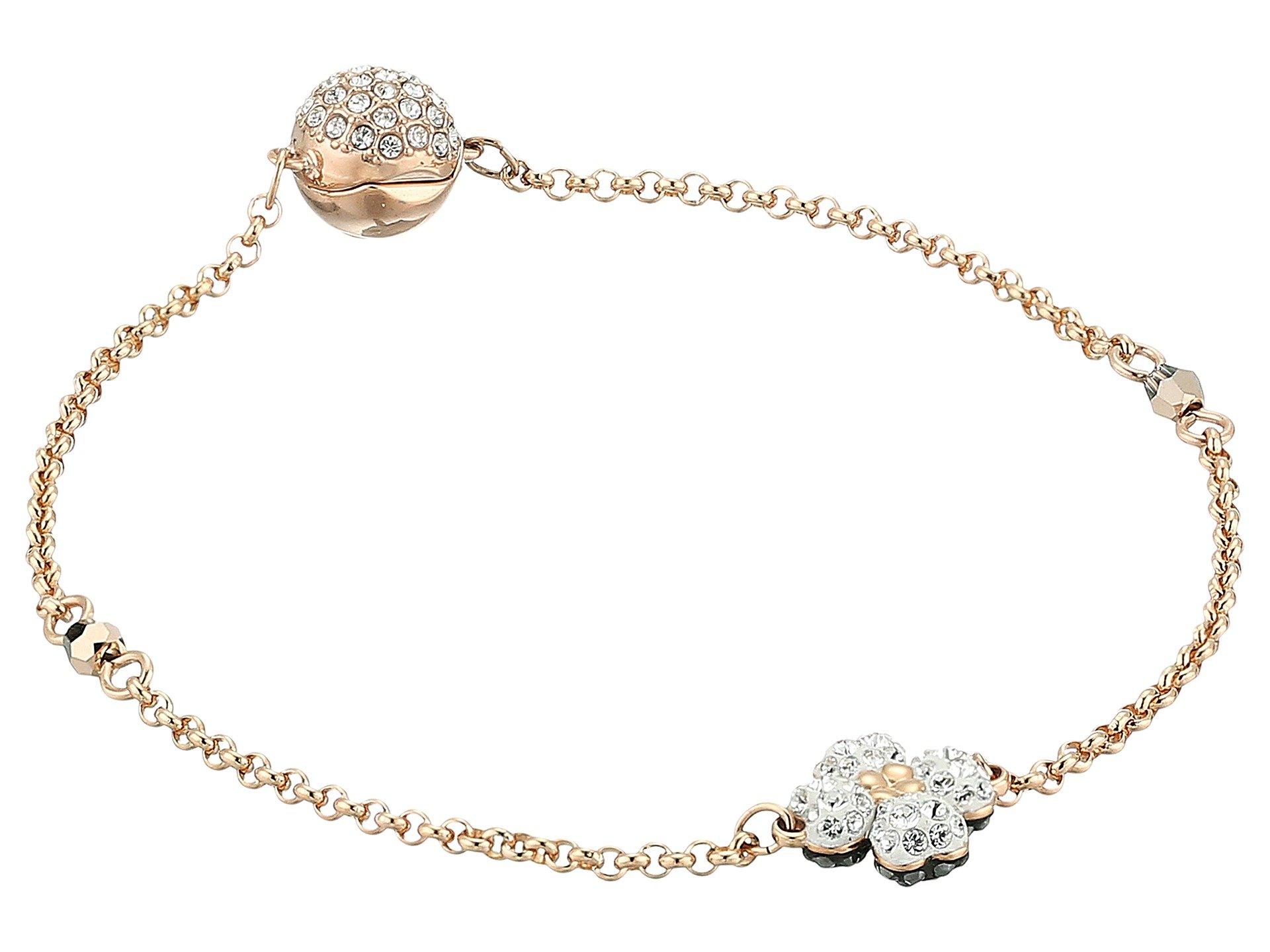 Swarovski Remix Collection Clover Bracelet In Gold (Metallic) - Lyst