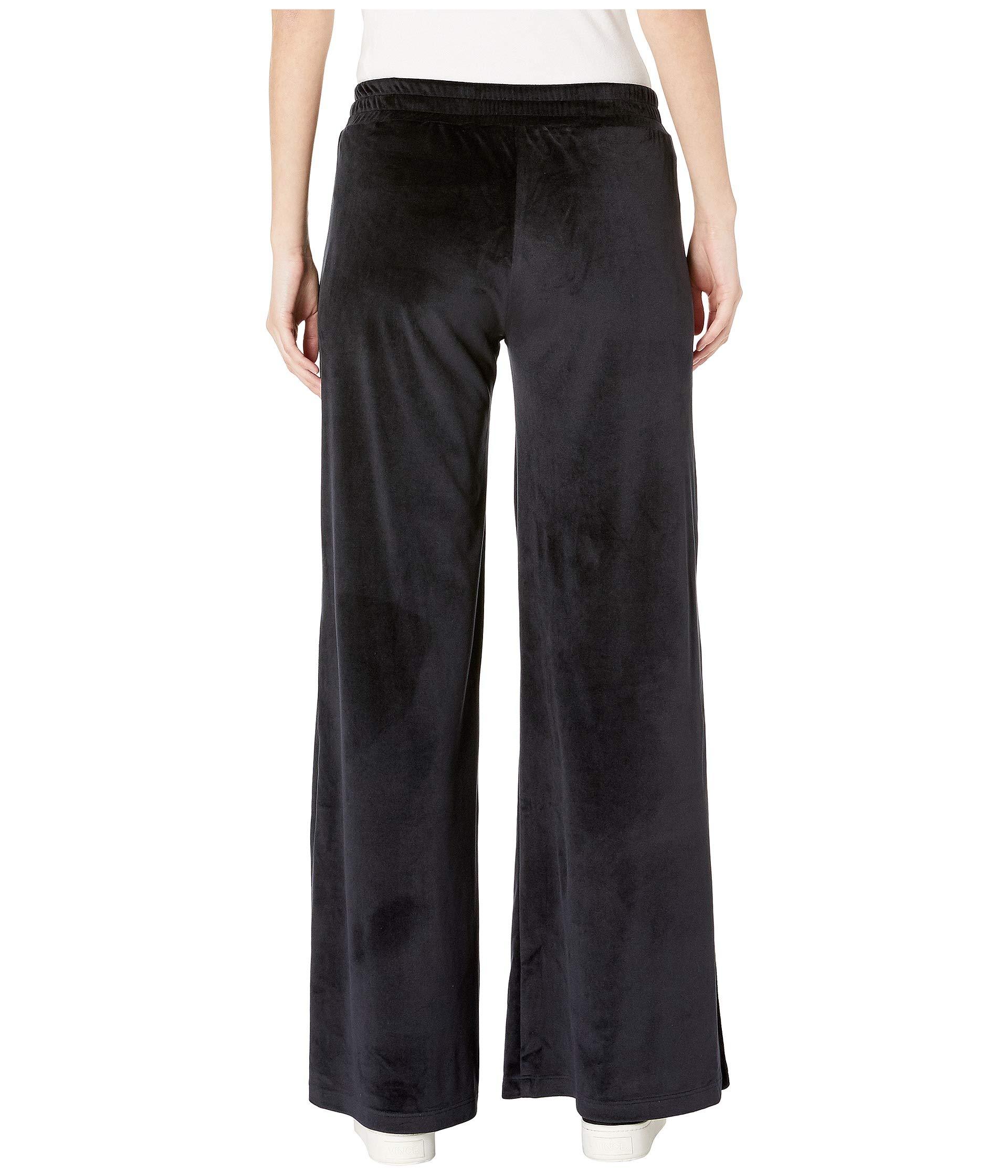 Cushnie Synthetic Low Waisted Wide Leg Pants With Side Slits in Black ...