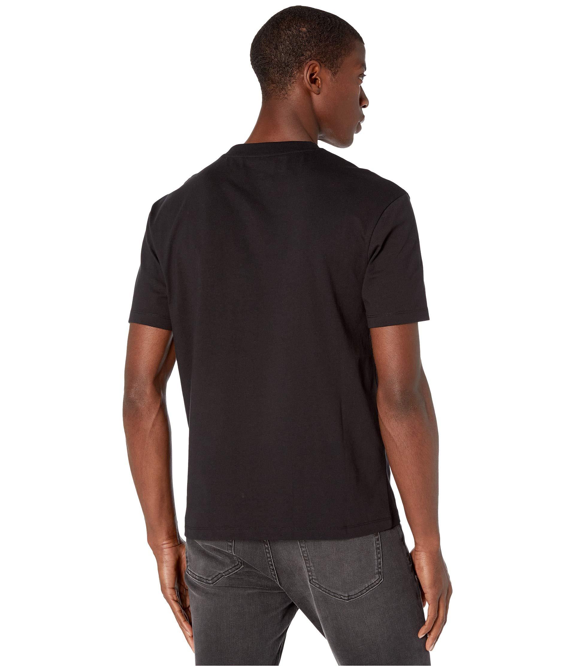 McQ Cotton Dropped Shoulder Logo T-shirt in Black for Men - Lyst