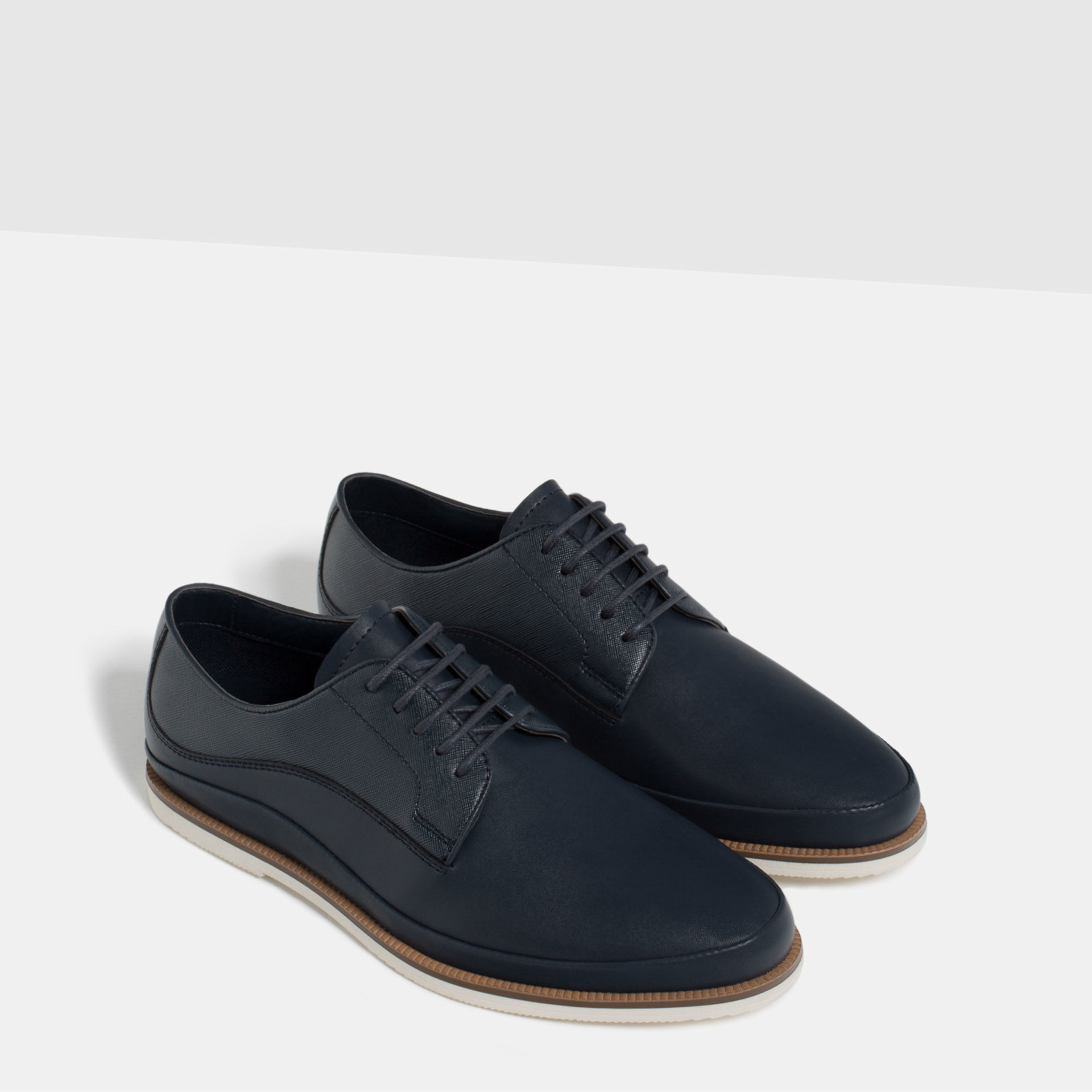 Zara Casual Bluchers For Lyst zara casual bluchers for lyst