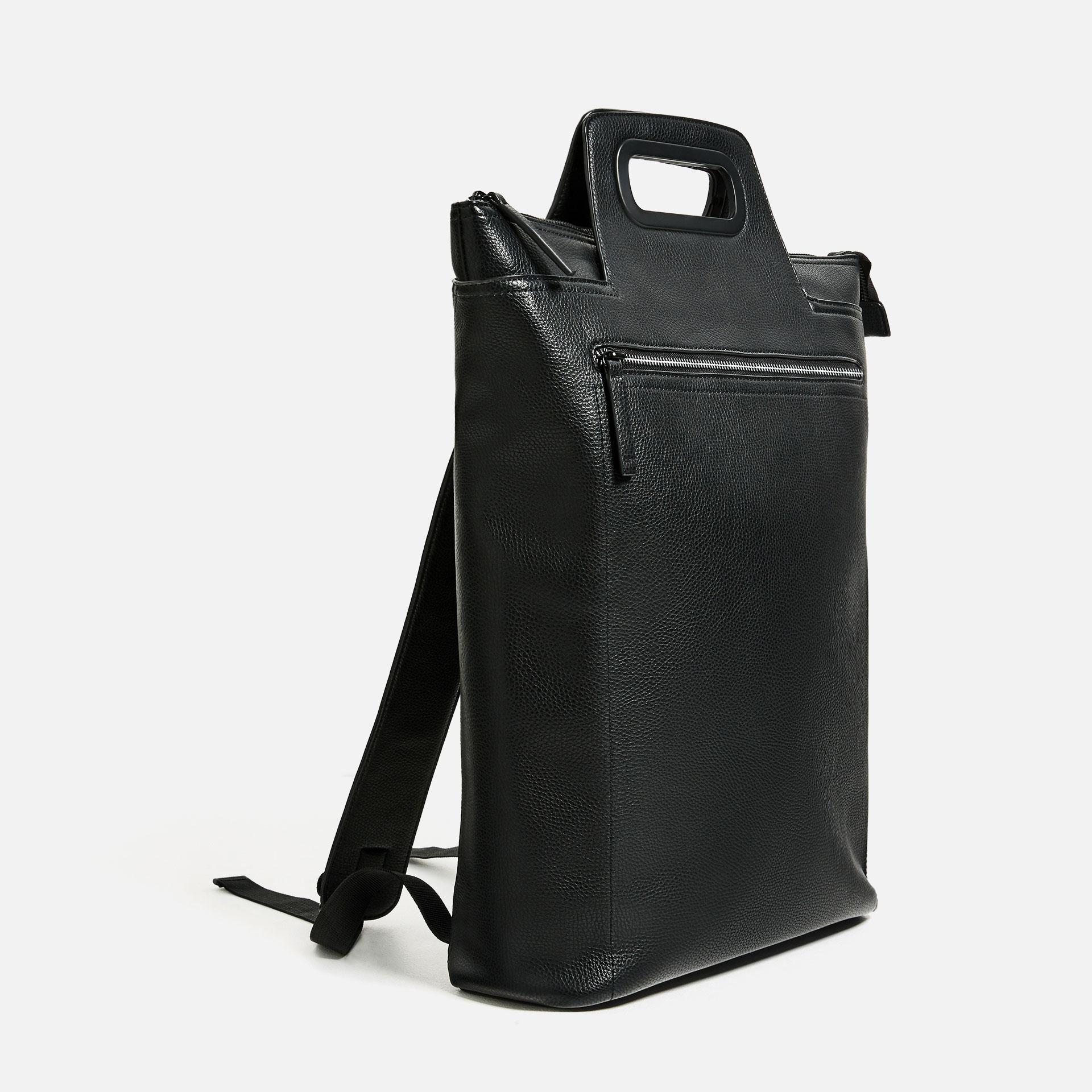 Zara Black Tote Backpack For 13&quot; Laptop | Lyst