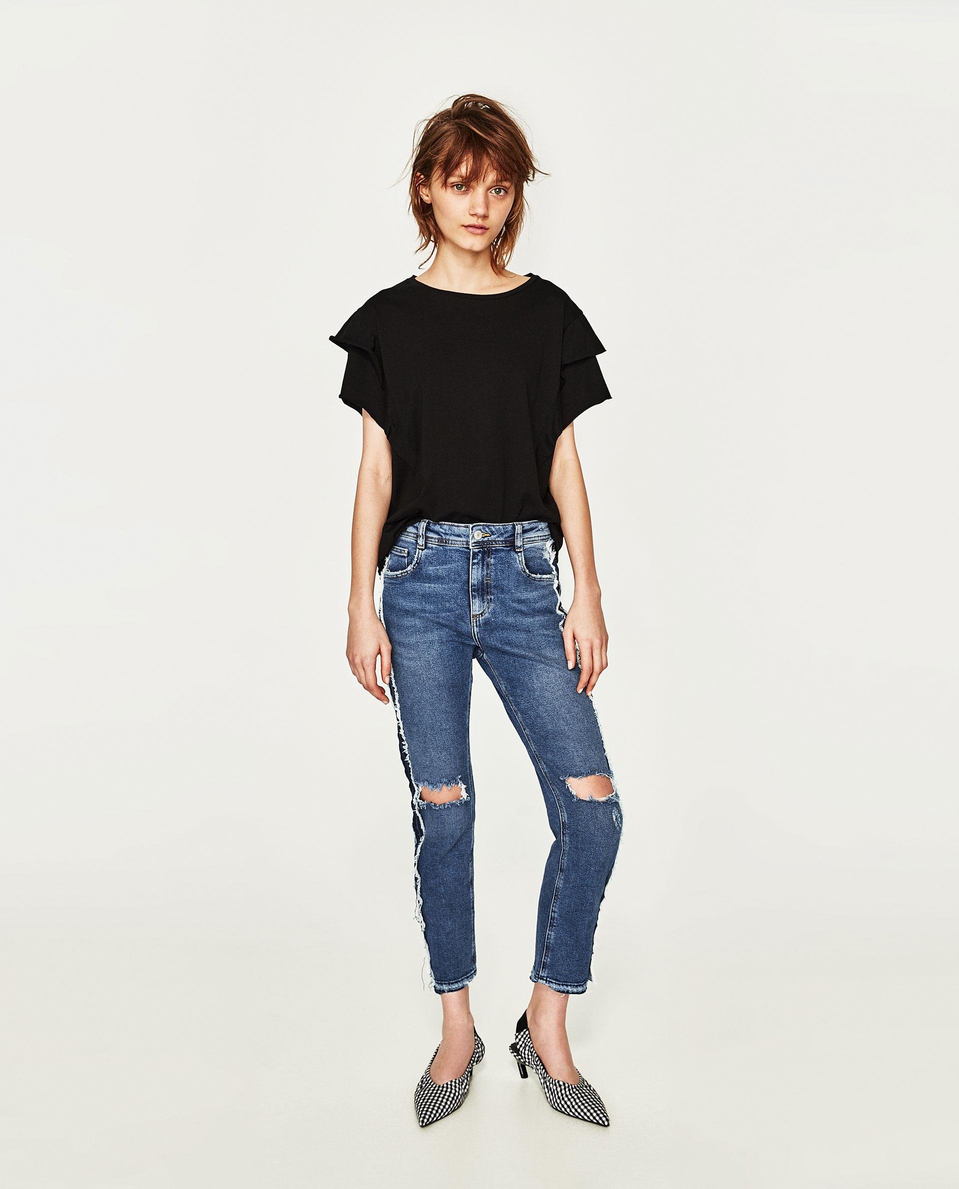 zara t shirt size