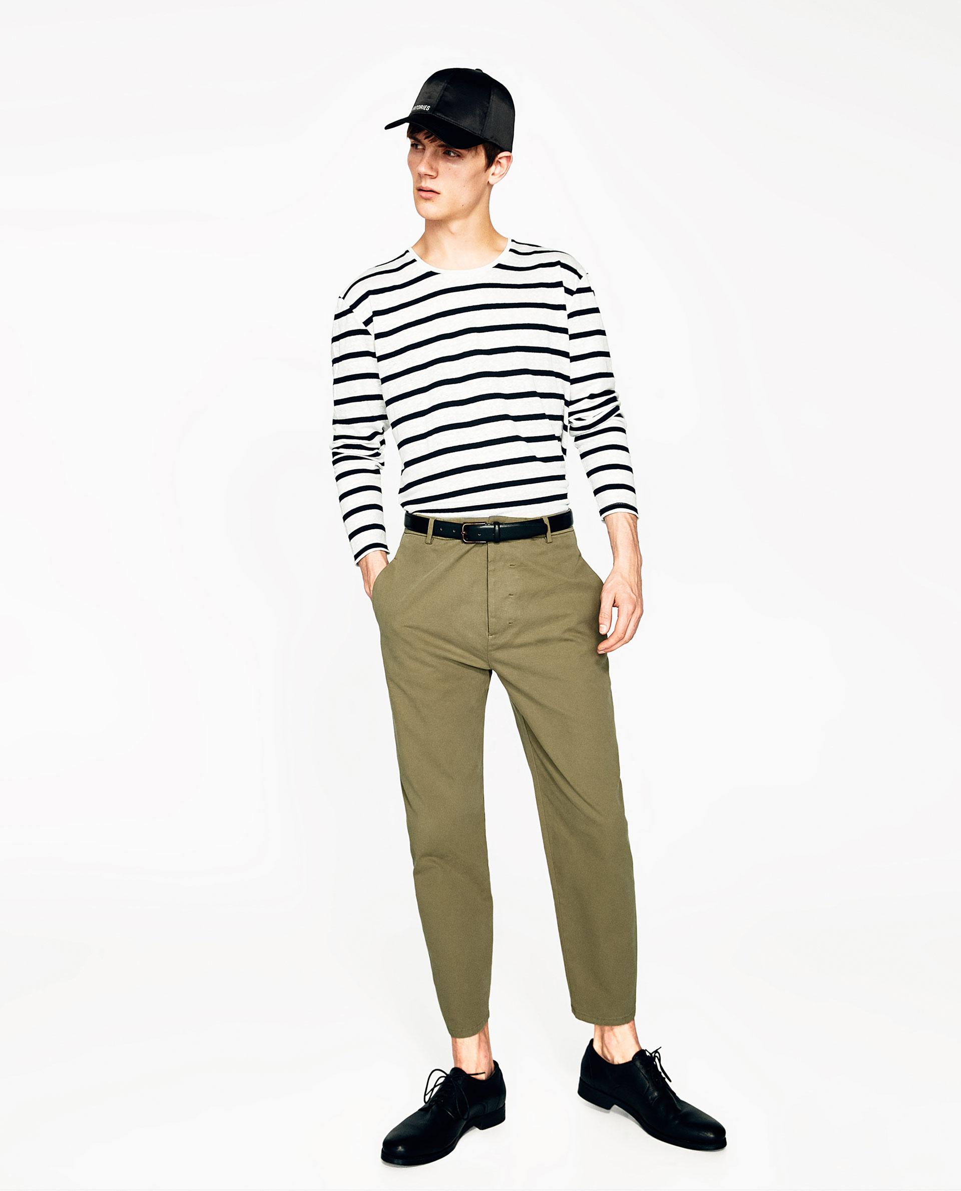 zara tapered pants